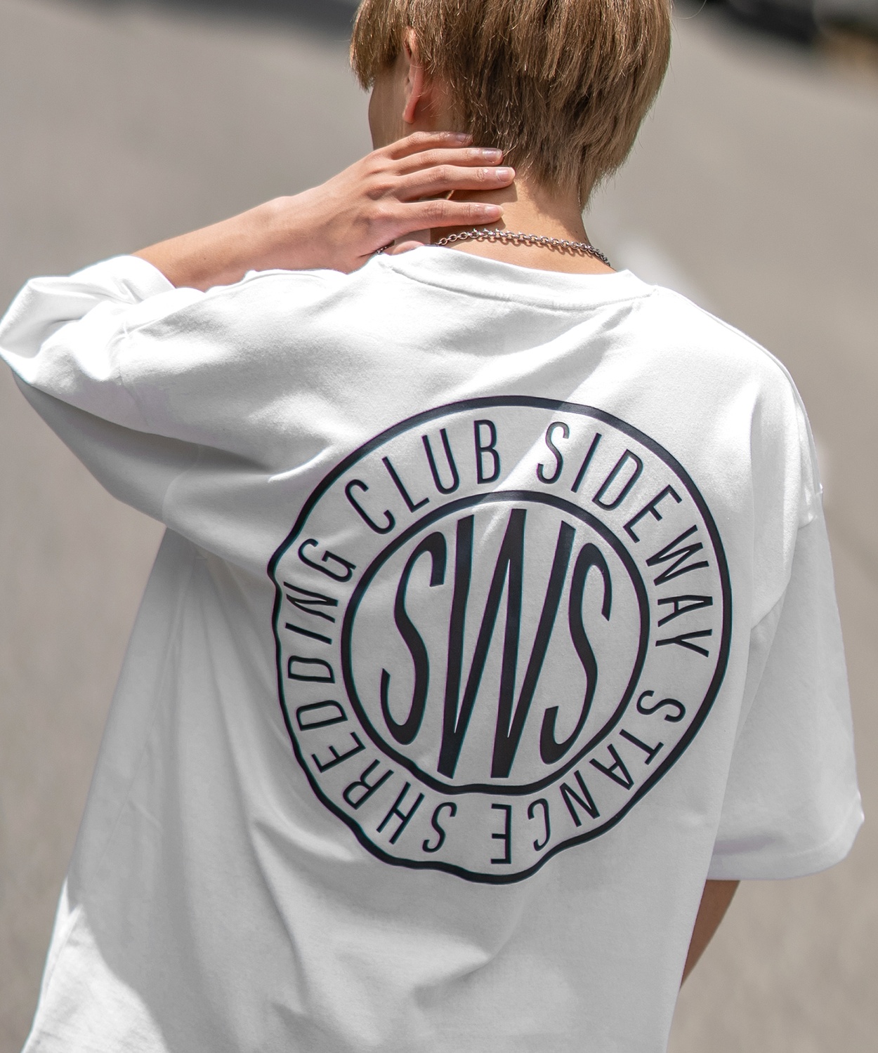 半袖Tシャツ メンズ SIDEWAY STANCE サイドウェイスタンス オリジナルプリント サーク...