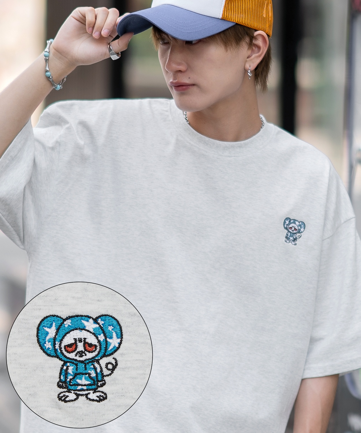 半袖Tシャツ メンズ SIDEWAY STANCE サイドウェイスタンス オリジナル ワンポイント 刺しゅう カットソー スケーター | improves | 03