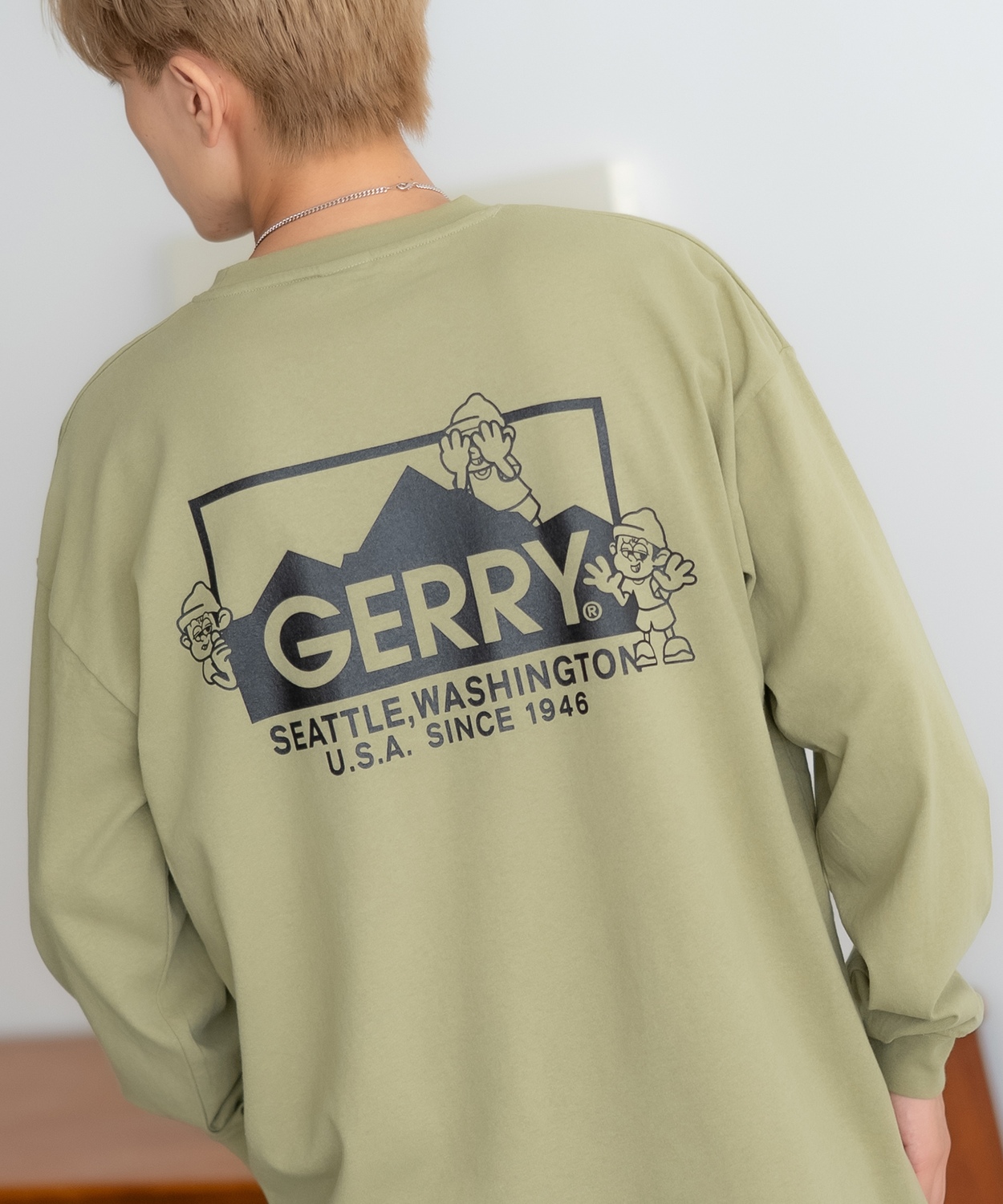 長袖Tシャツ メンズ GERRY×SIDEWAY STANCE ジェリー サイドウェイスタンス 別注...