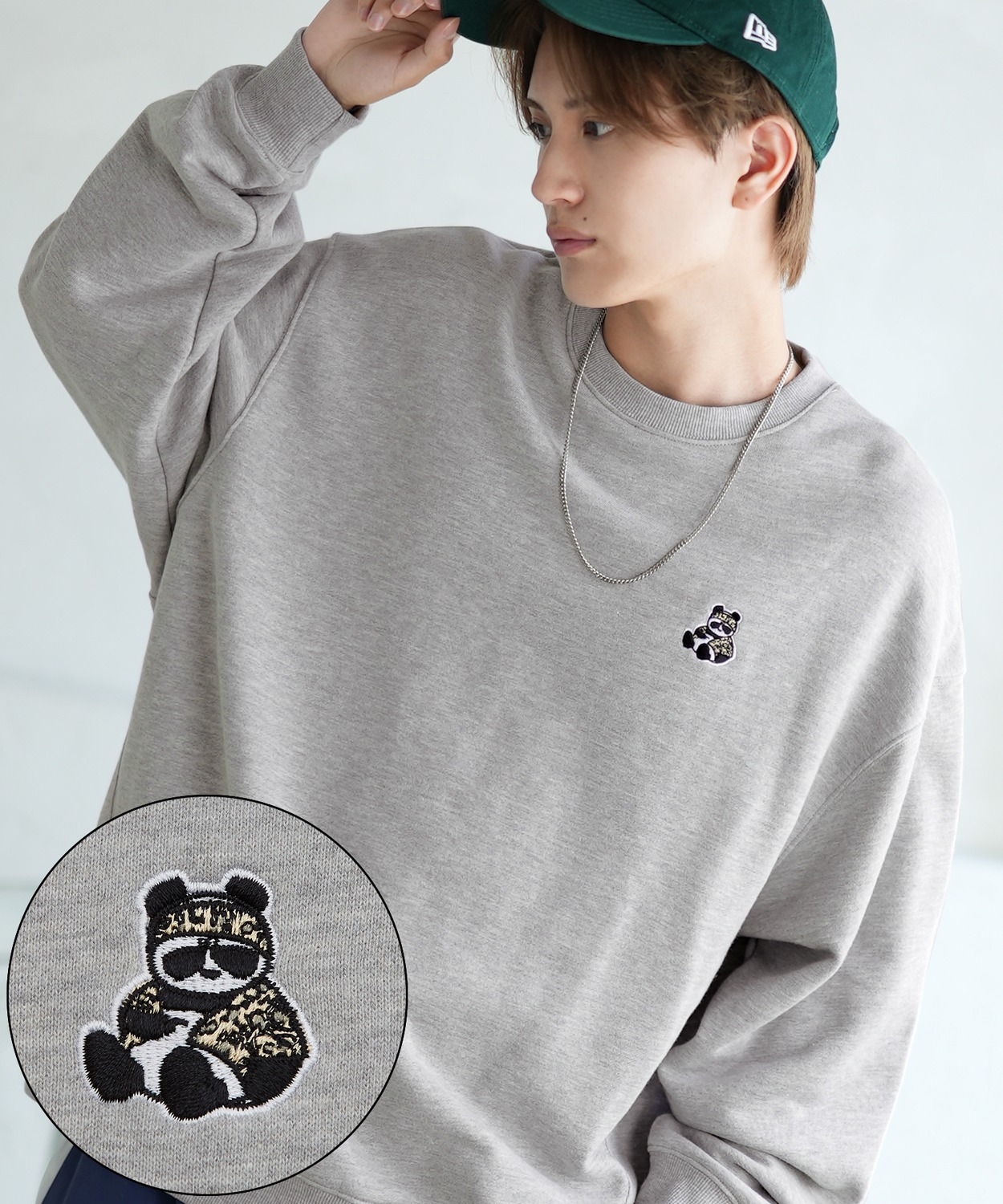 トレーナー メンズ SIDEWAY STANCE サイドウェイスタンス オリジナル ワンポイント 刺しゅう スウェットトレーナー 大きめ カジュアル スケーター ストリート | improves | 06