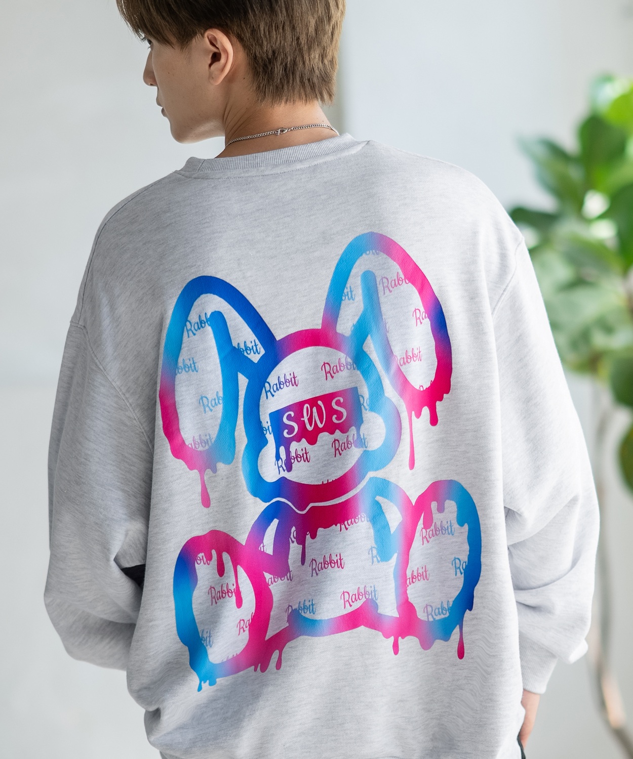 トレーナー メンズ SIDEWAY STANCE サイドウェイスタンス オリジナルプリント グラフィック スウェット グラデーション オーバーサイズ アメカジ カジュアル | improves | 02