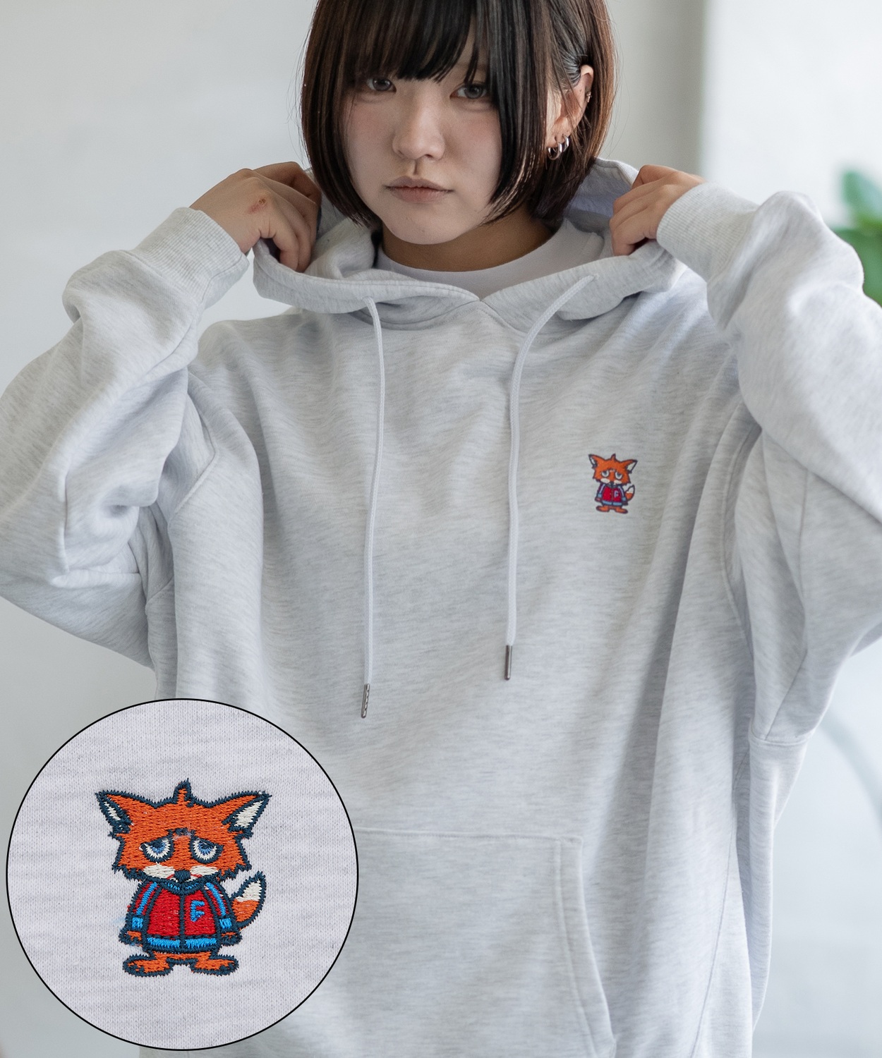 パーカー メンズ SIDEWAY STANCE サイドウェイスタンス オリジナル ワンポイント 刺しゅう スウェットプルパーカー 大きめ カジュアル スケーター ストリート | improves | 03