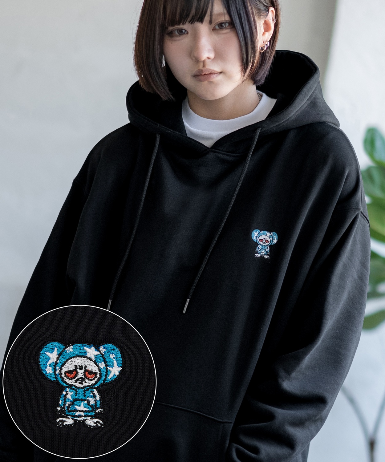 パーカー メンズ SIDEWAY STANCE サイドウェイスタンス オリジナル ワンポイント 刺しゅう スウェットプルパーカー 大きめ カジュアル スケーター ストリート | improves | 07