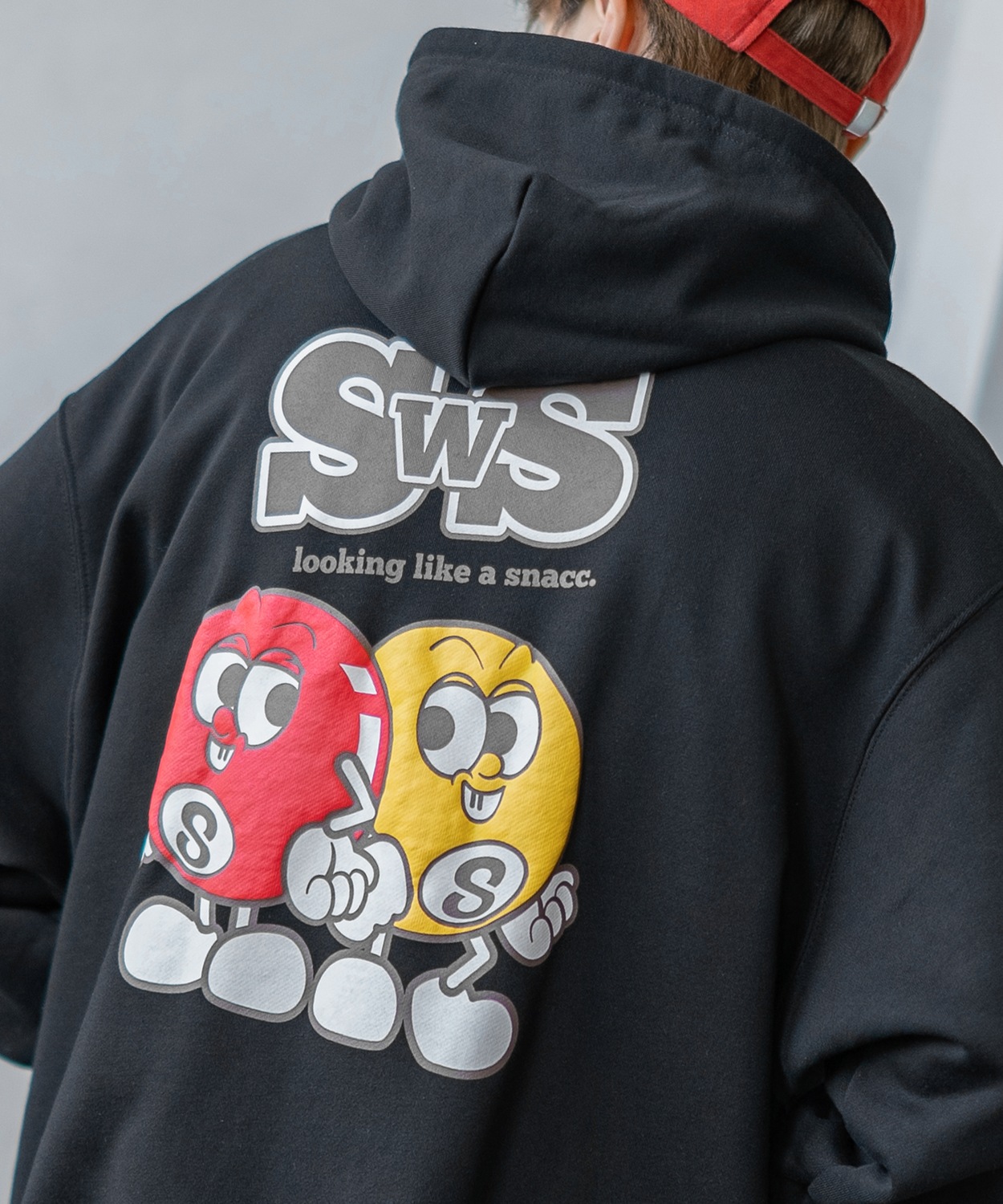 パーカー メンズ SIDEWAY STANCE サイドウェイスタンス オリジナルプリント グラフィック スウェット SWS's 発泡プリント オーバーサイズ アメカジ カジュアル | improves | 01