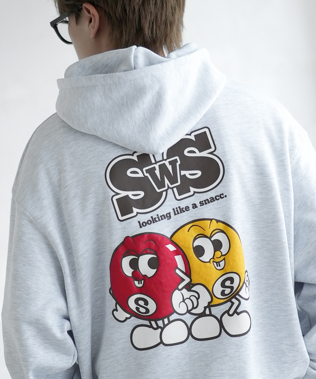 パーカー メンズ SIDEWAY STANCE サイドウェイスタンス オリジナルプリント グラフィック スウェット SWS's 発泡プリント オーバーサイズ アメカジ カジュアル | improves | 02