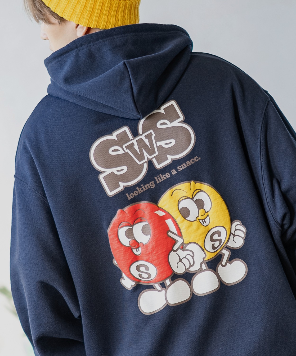 パーカー メンズ SIDEWAY STANCE サイドウェイスタンス オリジナルプリント グラフィック スウェット SWS's 発泡プリント オーバーサイズ アメカジ カジュアル | improves | 03