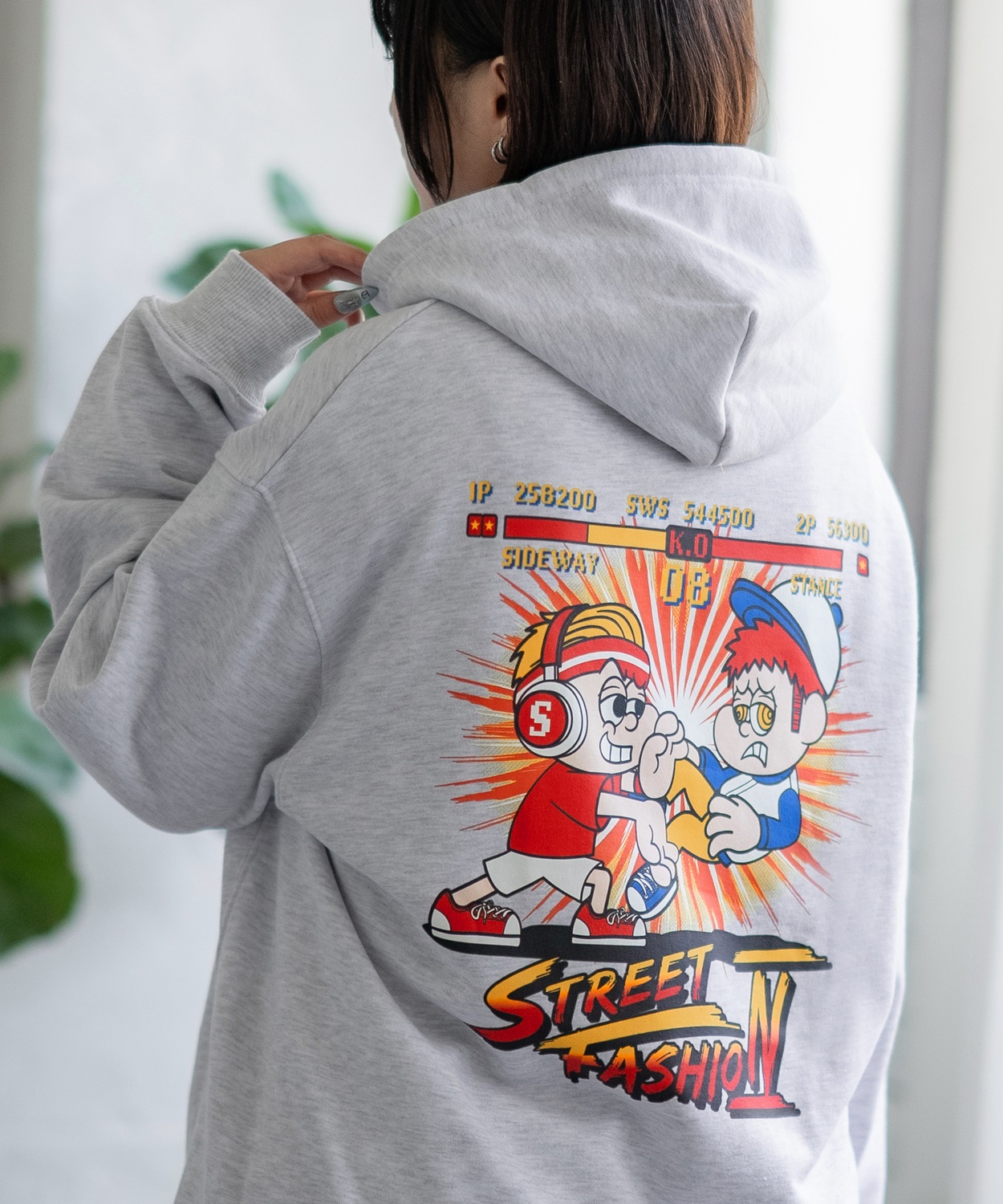 パーカー メンズ SIDEWAY STANCE サイドウェイスタンス オリジナルプリント グラフィック スウェット ファイター オーバーサイズ アメカジ カジュアル | improves | 02