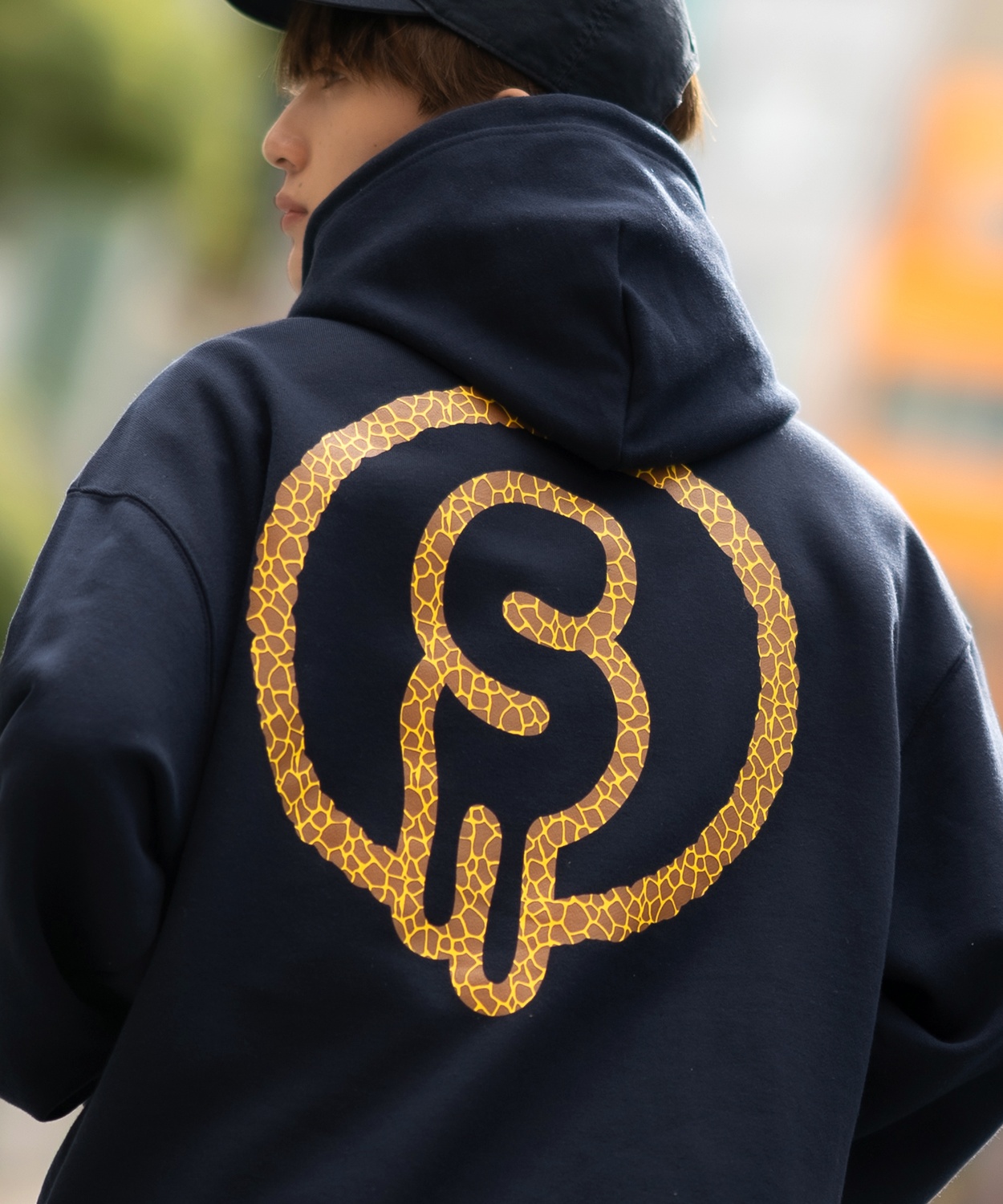 パーカー メンズ SIDEWAY STANCE サイドウェイスタンス オリジナルプリント グラフィック スウェット ジラフロゴ オーバーサイズ アメカジ カジュアル | improves | 02