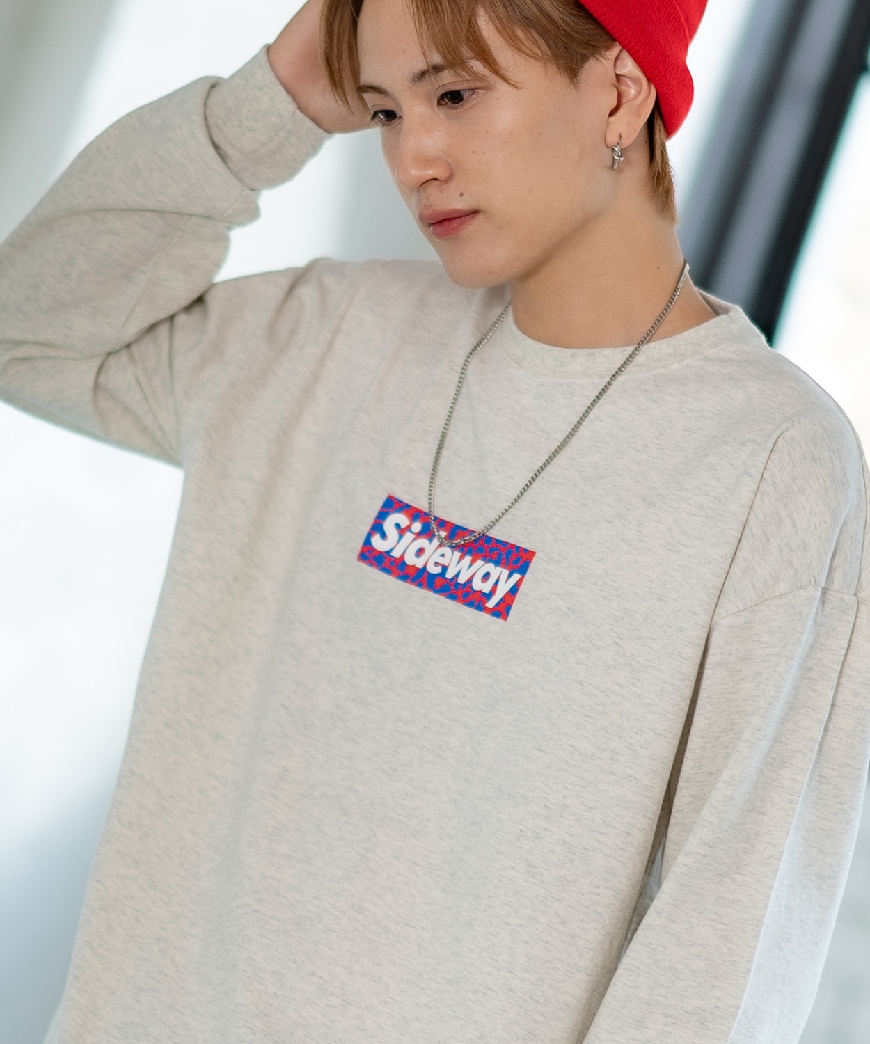 長袖Tシャツ メンズ SIDEWAY STANCE サイドウェイスタンス オリジナルプリント ボックスロゴ カットソー ロンT カジュアル スケーター ストリート 古着MIX 韓国 | improves | 03