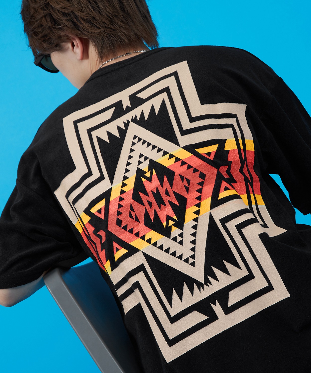 Tシャツ メンズ SIDEWAY STANCE サイドウェイスタンス パイル地 半袖カットソー プリント 刺しゅう アメカジ カジュアル スケーター ストリート 古着MIX 韓国 | improves | 02