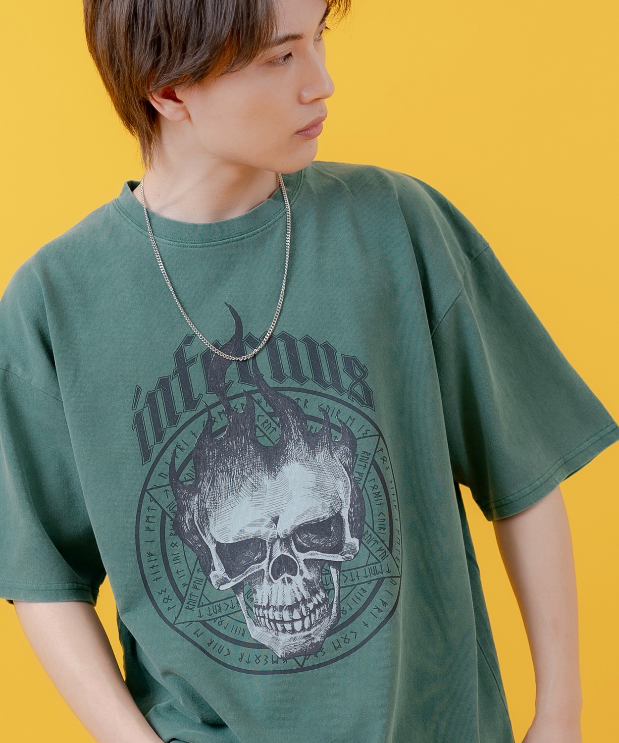 ピグメント 半袖Tシャツ メンズ SIDEWAY STANCE サイドウェイスタンス オリジナルプリント グラフィック カットソー アメカジ スケーター ストリート | improves | 03