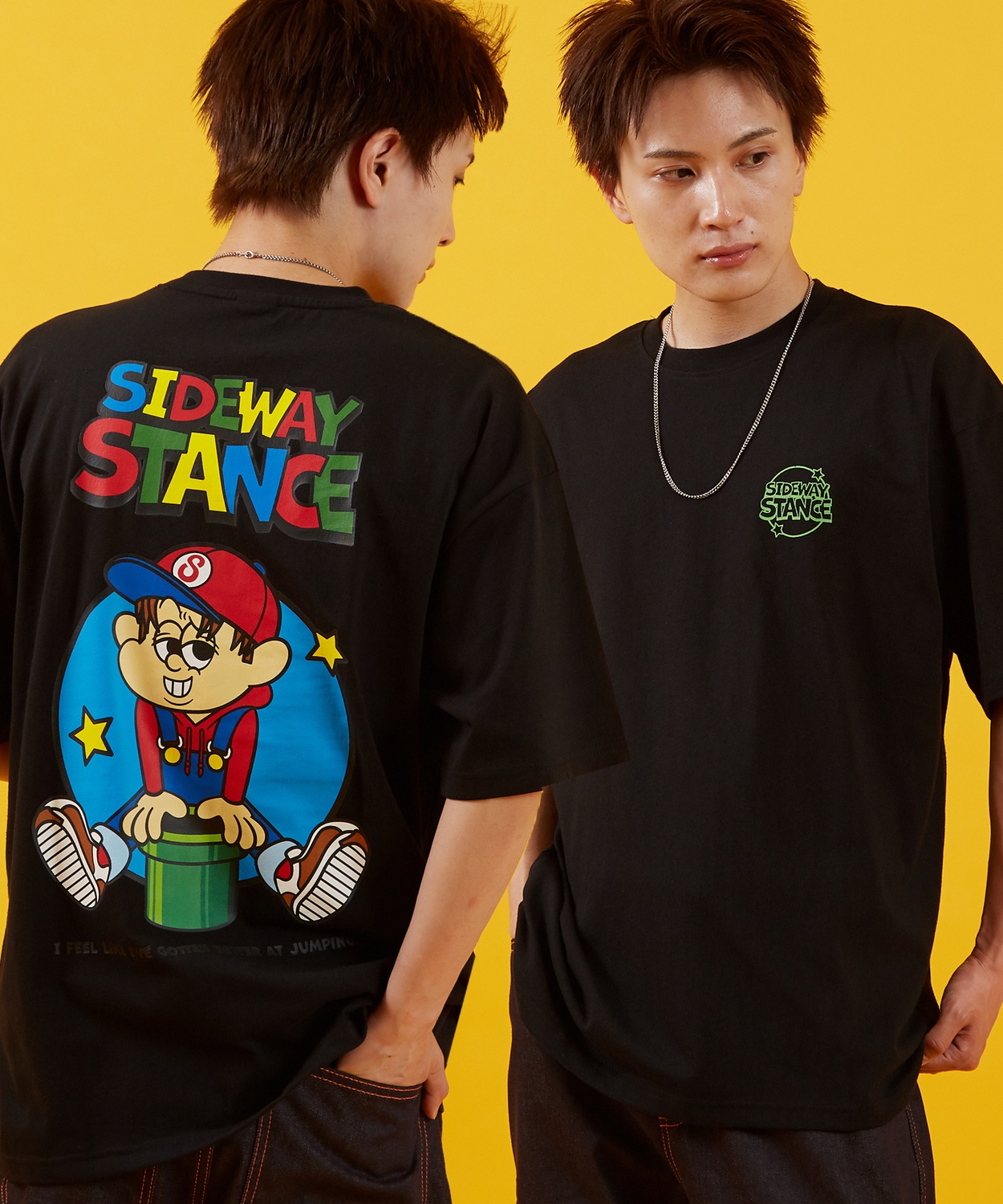 半袖Tシャツ メンズ レディース オリジナルプリント グラフィック カットソー 大きめ アメカジ カジュアル スケーター ストリート 古着MIX 韓国ファッション | improves | 02
