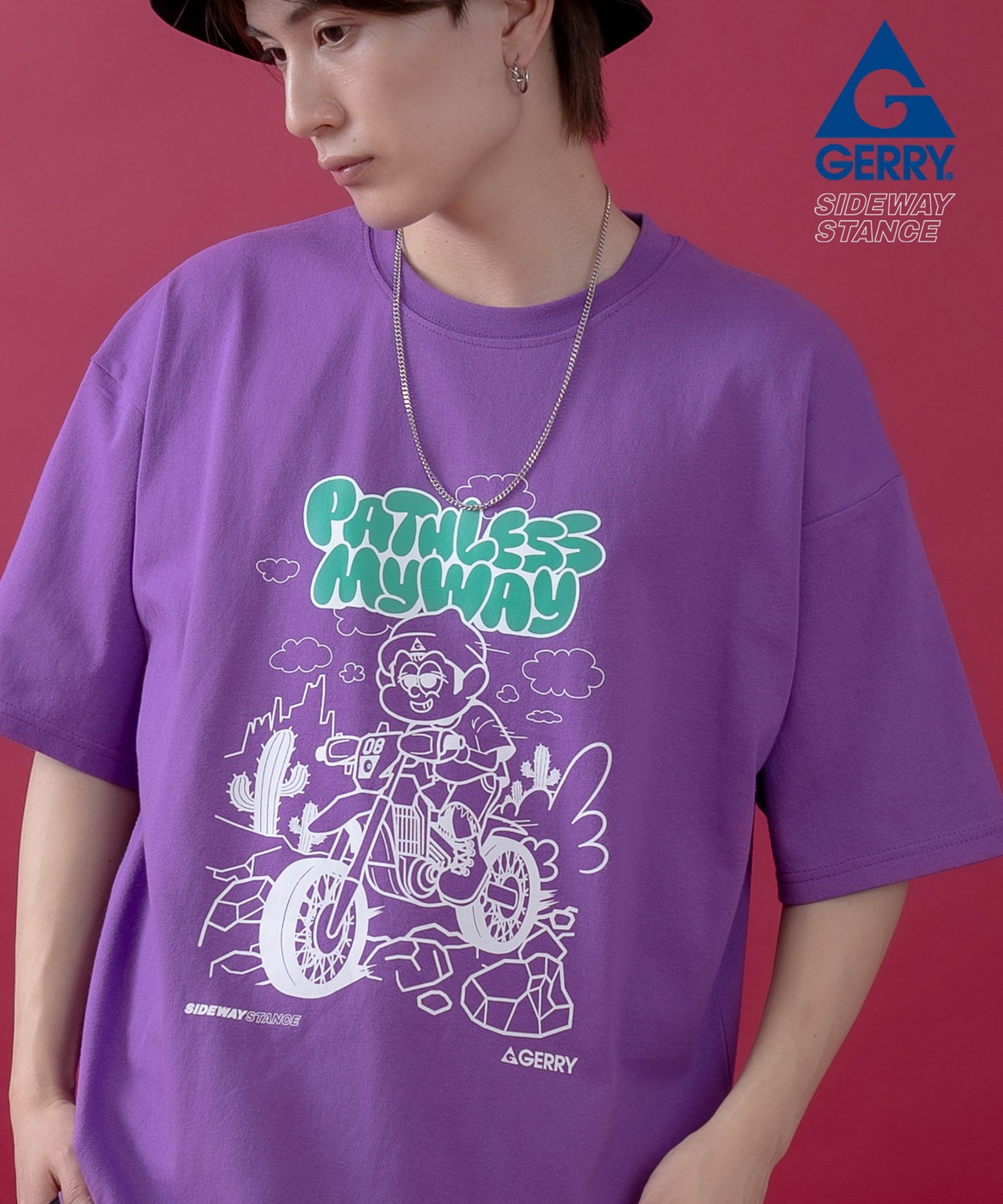 半袖Tシャツ メンズ レディース ジェリー GERRY コラボ プリント カットソー フロントプリント ワンポイントプリント アウトドア ストリート アメカジ 古着MIX | improves | 06