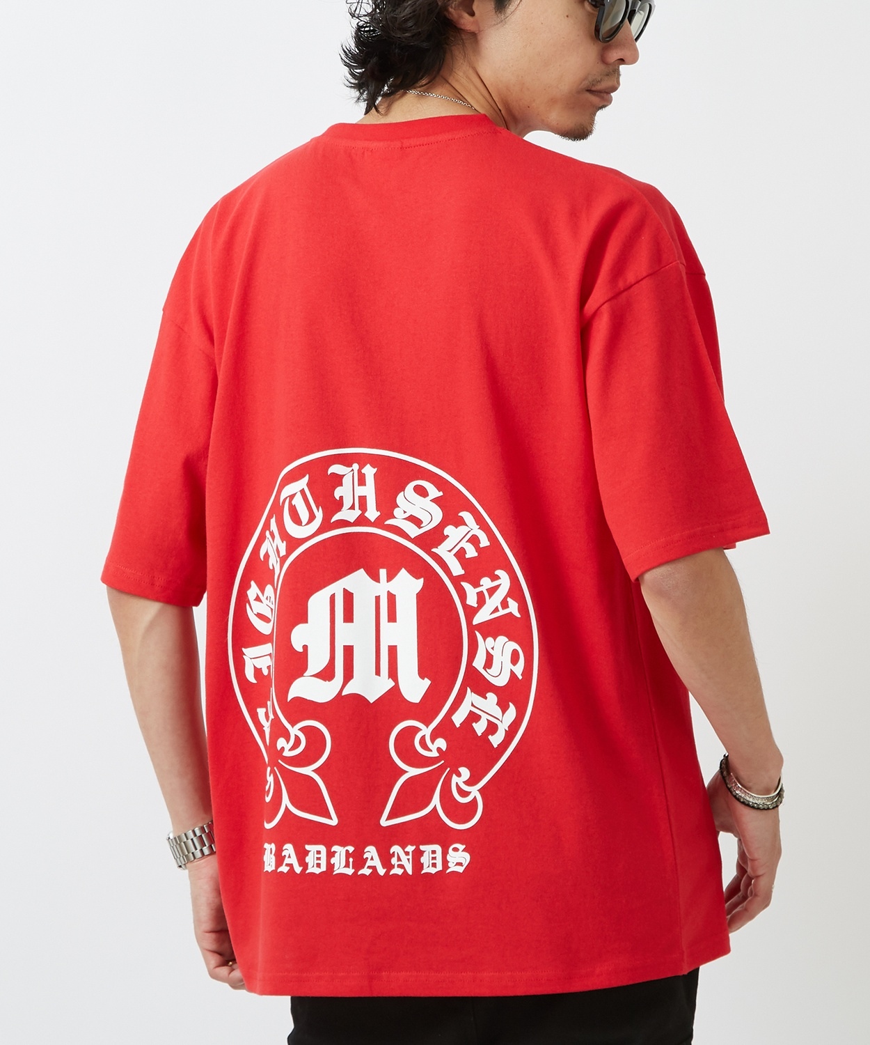 半袖Tシャツ メンズ SIDEWAY STANCE サイドウェイスタンス オリジナルプリント アーチロゴ カットソー 大きめ アメカジ カジュアル スケーター ストリート | improves | 03