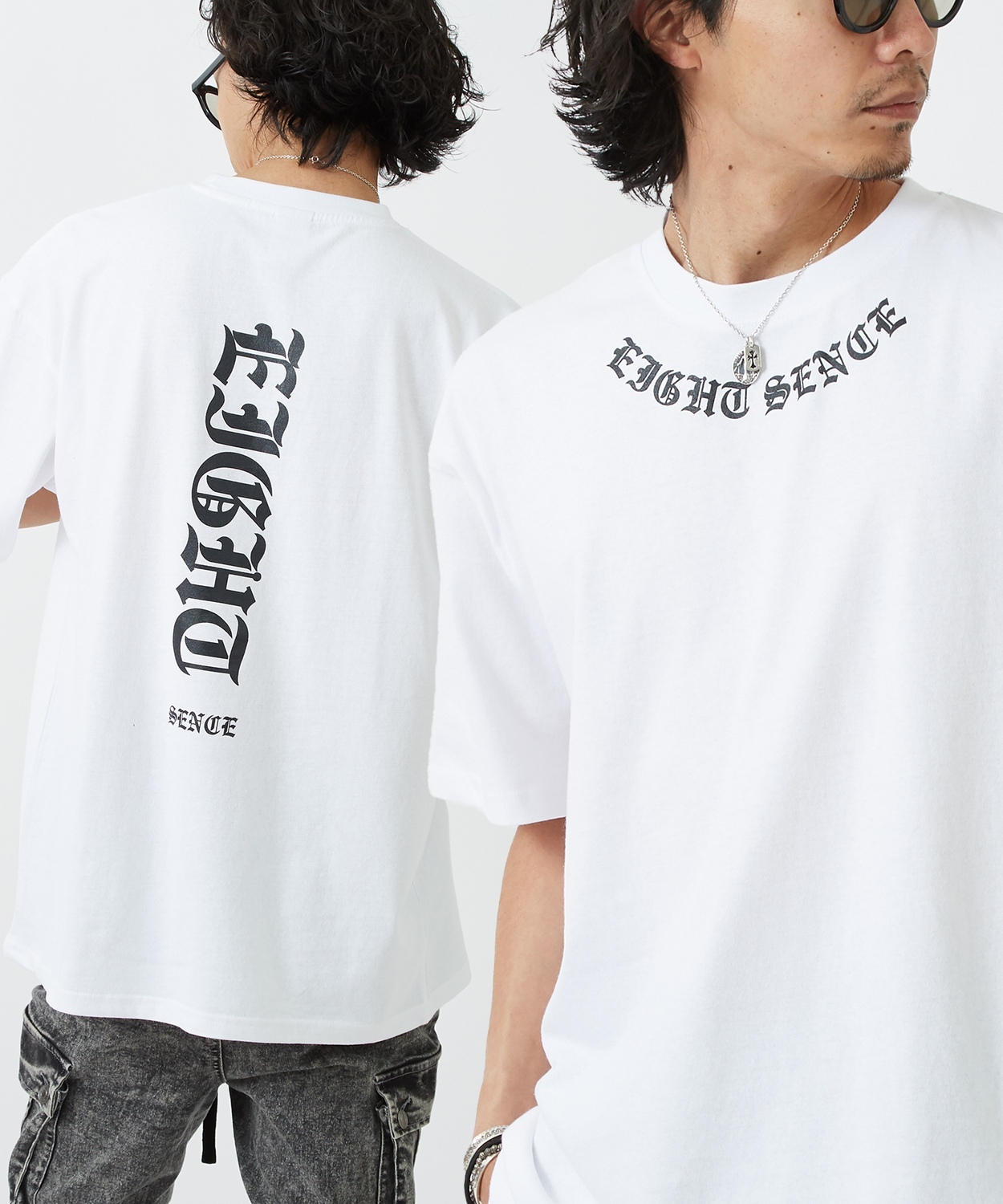 半袖Tシャツ メンズ レディース SIDEWAY STANCE サイドウェイスタンス ネックロゴ グラフィック ロンT カットソー スケーター ストリート 韓国 | improves | 01