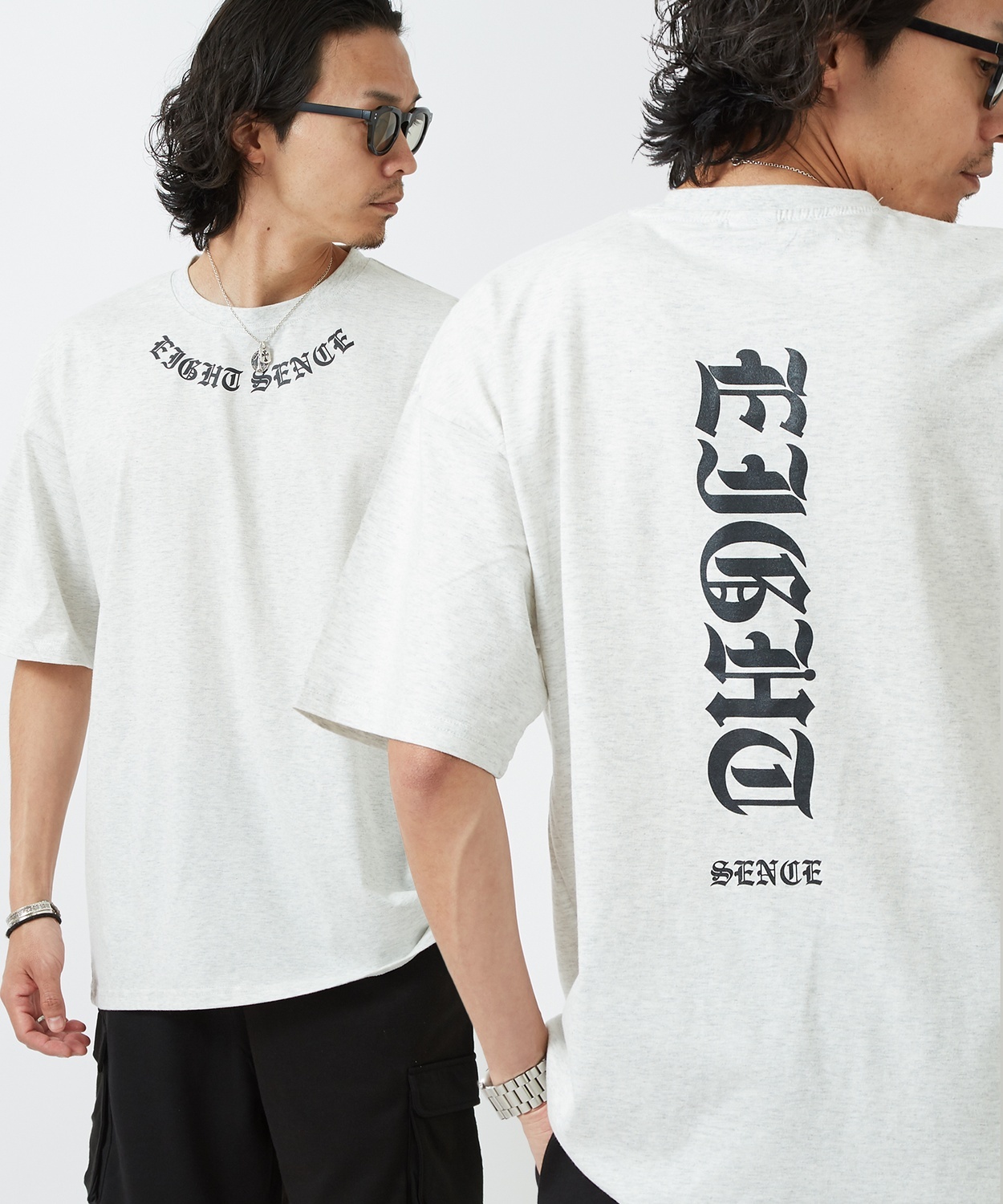 半袖Tシャツ メンズ レディース SIDEWAY STANCE サイドウェイスタンス ネックロゴ グラフィック ロンT カットソー スケーター ストリート 韓国 | improves | 03
