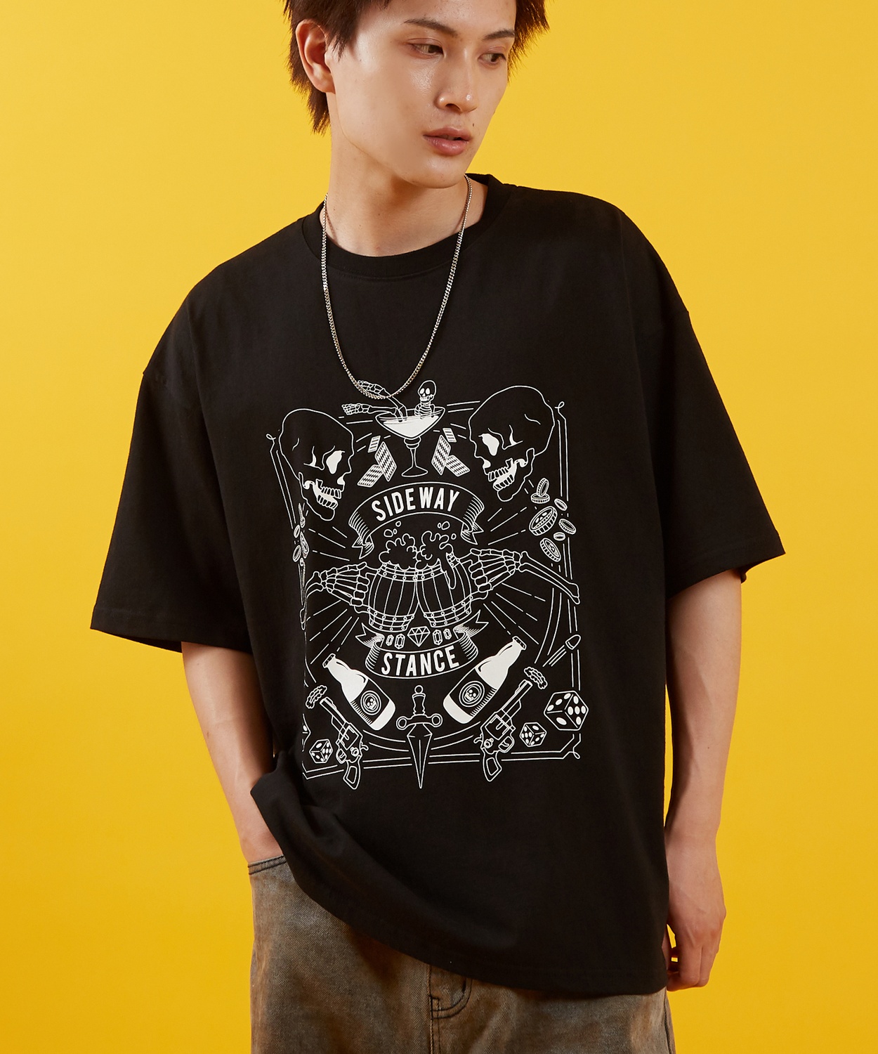 improves（インプローブス） Tシャツ メンズ SIDEWAY STANCE サイド