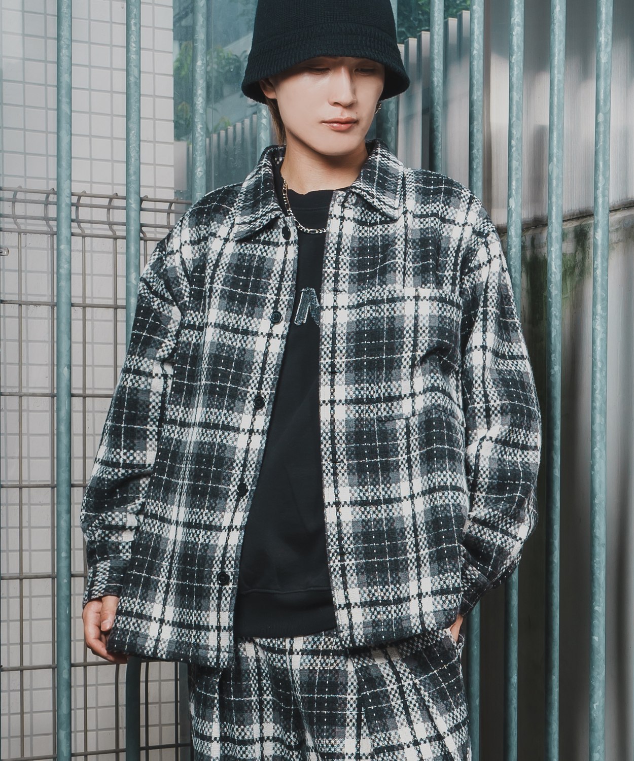 improves（インプローブス） カバーオール メンズ チェック柄 大きめ