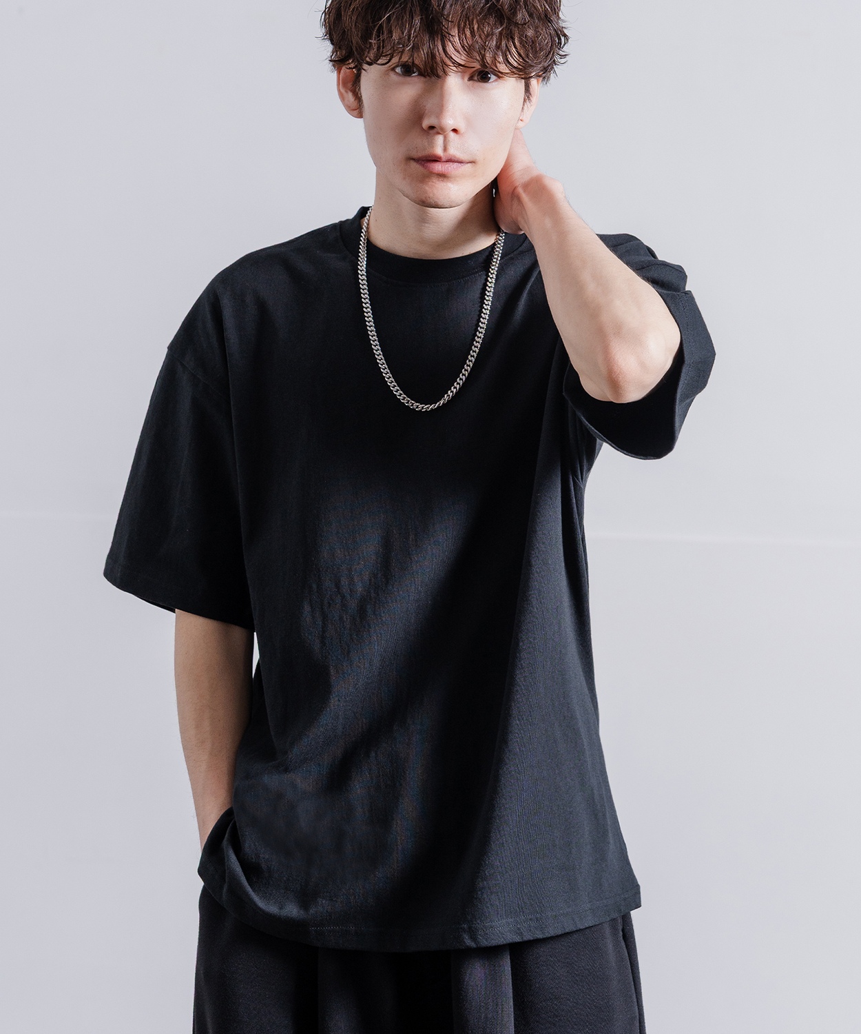 Tシャツ メンズ SIDEWAY STANCE サイドウェイスタンス 無地 半袖 カットソー 大きめ アメカジ カジュアル スケーター ストリート 古着MIX 韓国ファッション | improves | 02