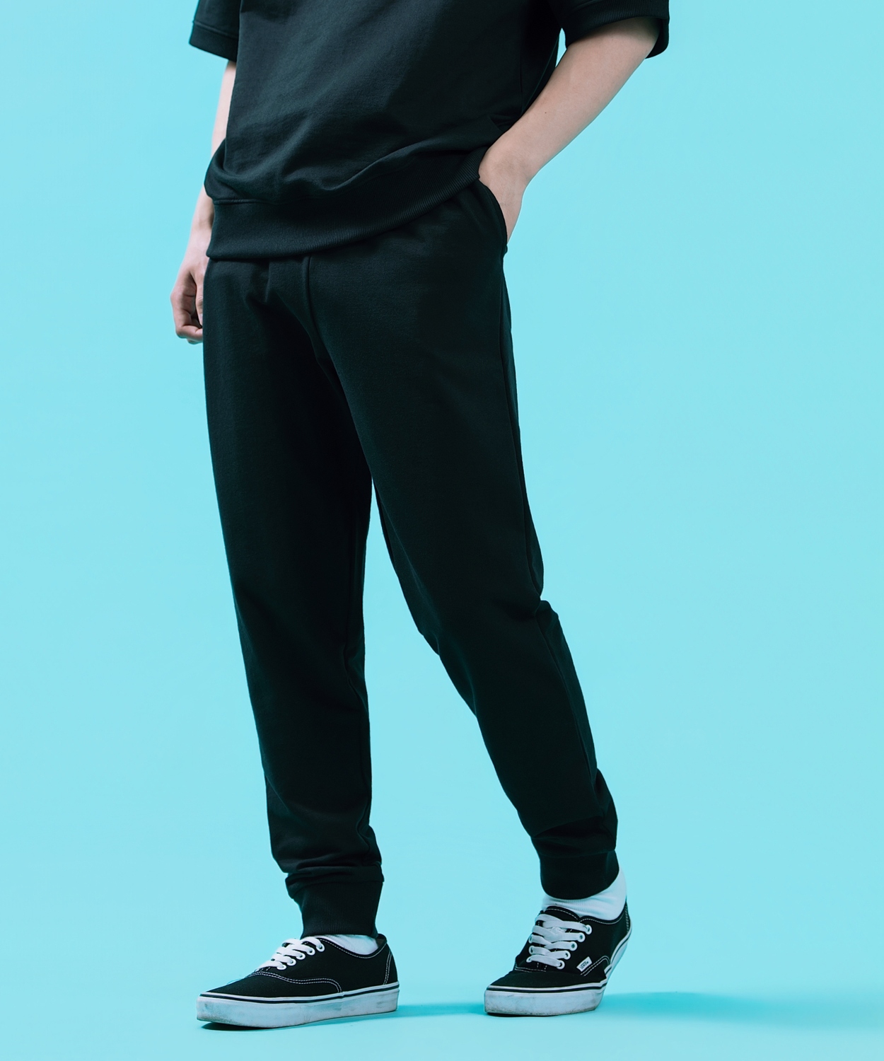 スウェットパンツ メンズ SIDEWAY STANCE サイドウェイスタンス ジョガーパンツ スウェット セットアップ 裏毛 無地 シンプル カジュアル ベーシック ノームコア | improves | 01