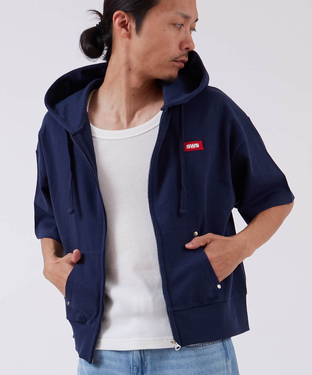 半袖シャツ メンズ サイドウェイスタンス ビッグシルエット 裏毛 カットソー 半袖T アメカジ カジュアル スケーター ストリート 古着MIX 韓国ファッション | improves | 03