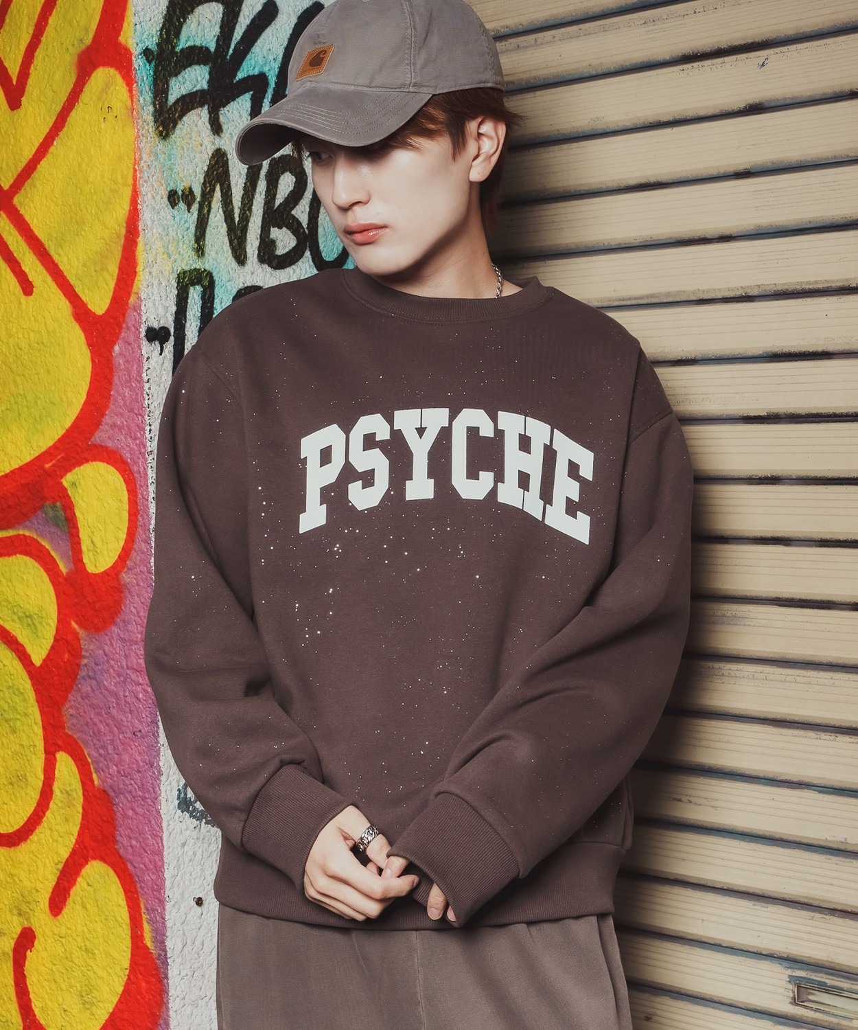 トレーナー メンズ SIDEWAY STANCE サイドウェイスタンス 裏起毛 カレッジロゴ 大きめ アメカジ カジュアル スケーター ストリート 古着MIX 韓国ファッション | improves | 02