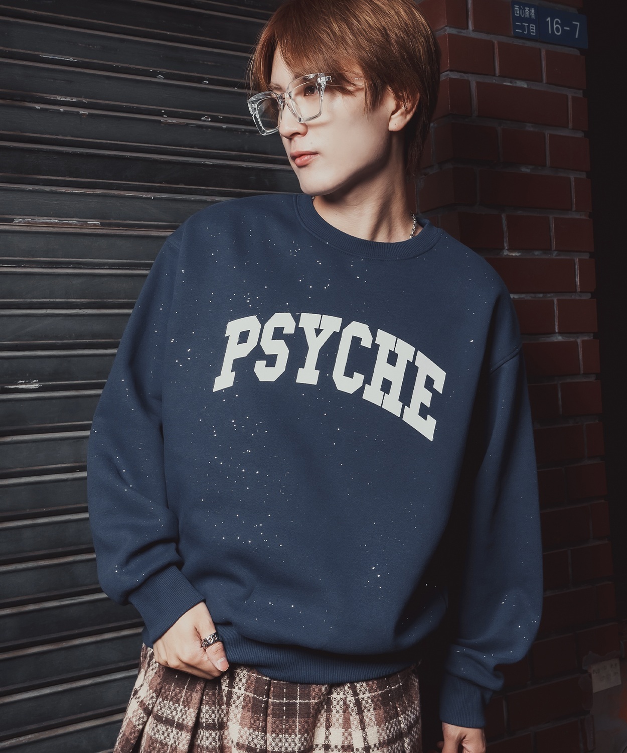 トレーナー メンズ SIDEWAY STANCE サイドウェイスタンス 裏起毛 カレッジロゴ 大きめ アメカジ カジュアル スケーター ストリート 古着MIX 韓国ファッション | improves | 03