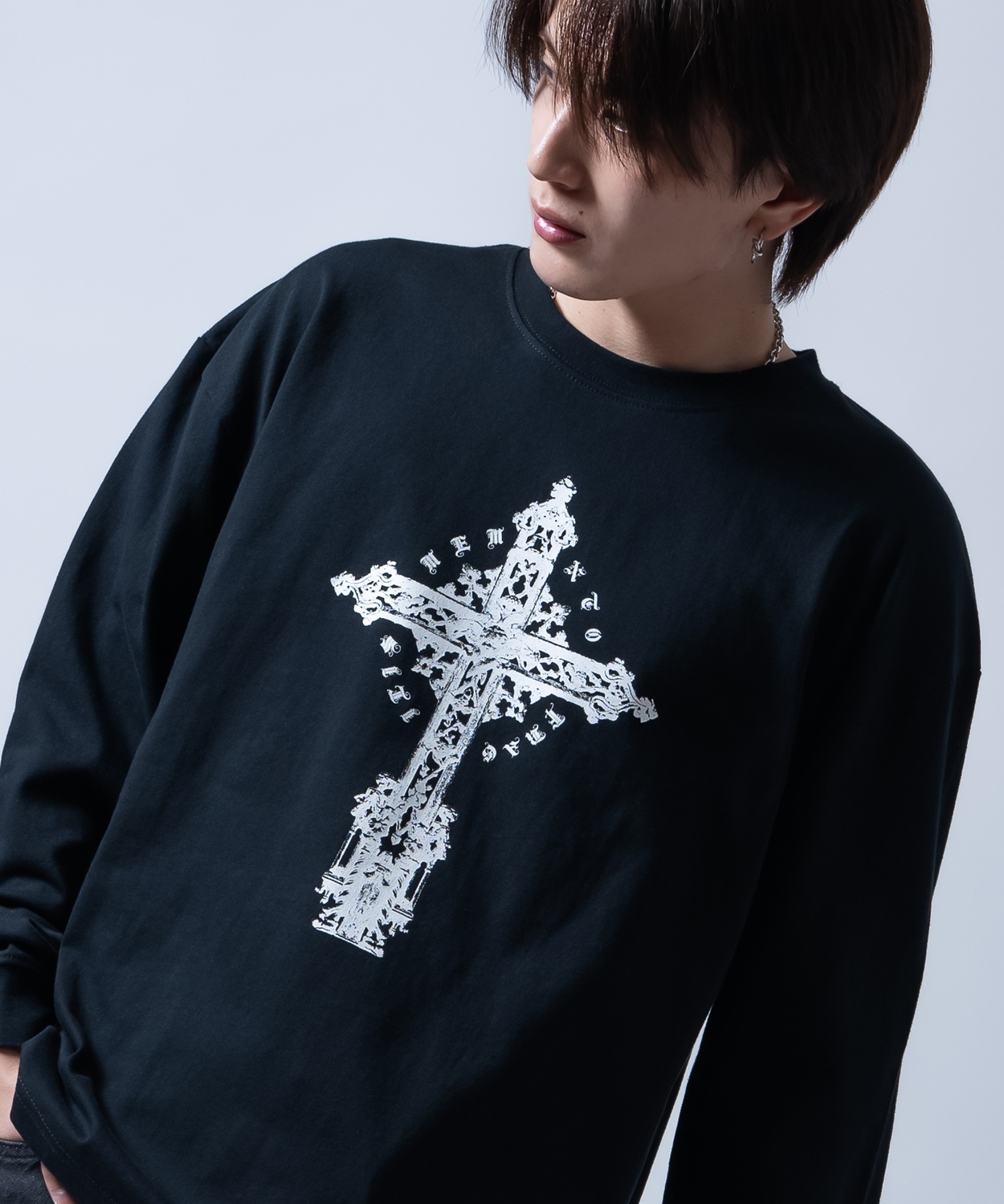 improves（インプローブス） 長袖Tシャツ メンズ クロス ロンT 十字架