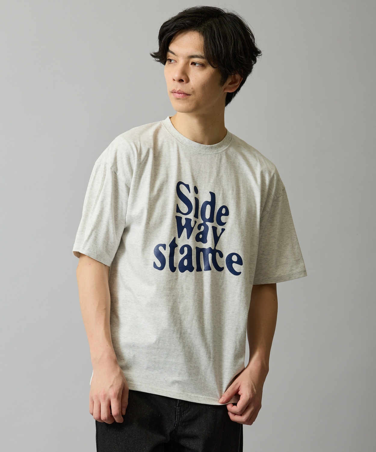 半袖Tシャツ メンズ SIDEWAY STANCE サイドウェイスタンス オリジナルプリント ウェーブカレッジロゴ 半袖Tシャツ カットソー カジュアル アメカジ ストリート | improves | 03