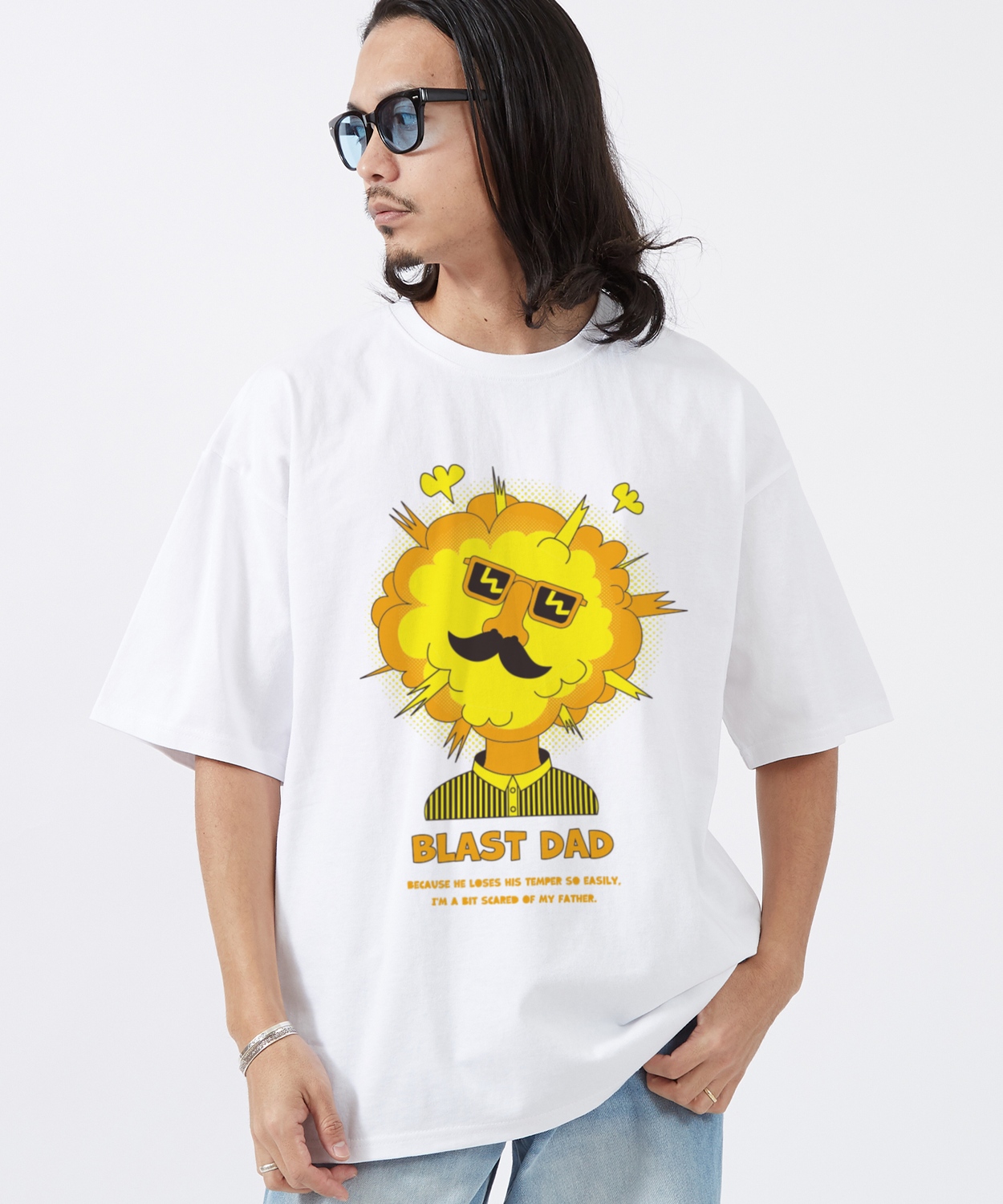 半袖Tシャツ メンズ SIDEWAY STANCE サイドウェイスタンス オリジナルプリント BLASTDAD 半袖Tシャツ カットソー カジュアル アメカジ ストリート スケーター | improves | 01