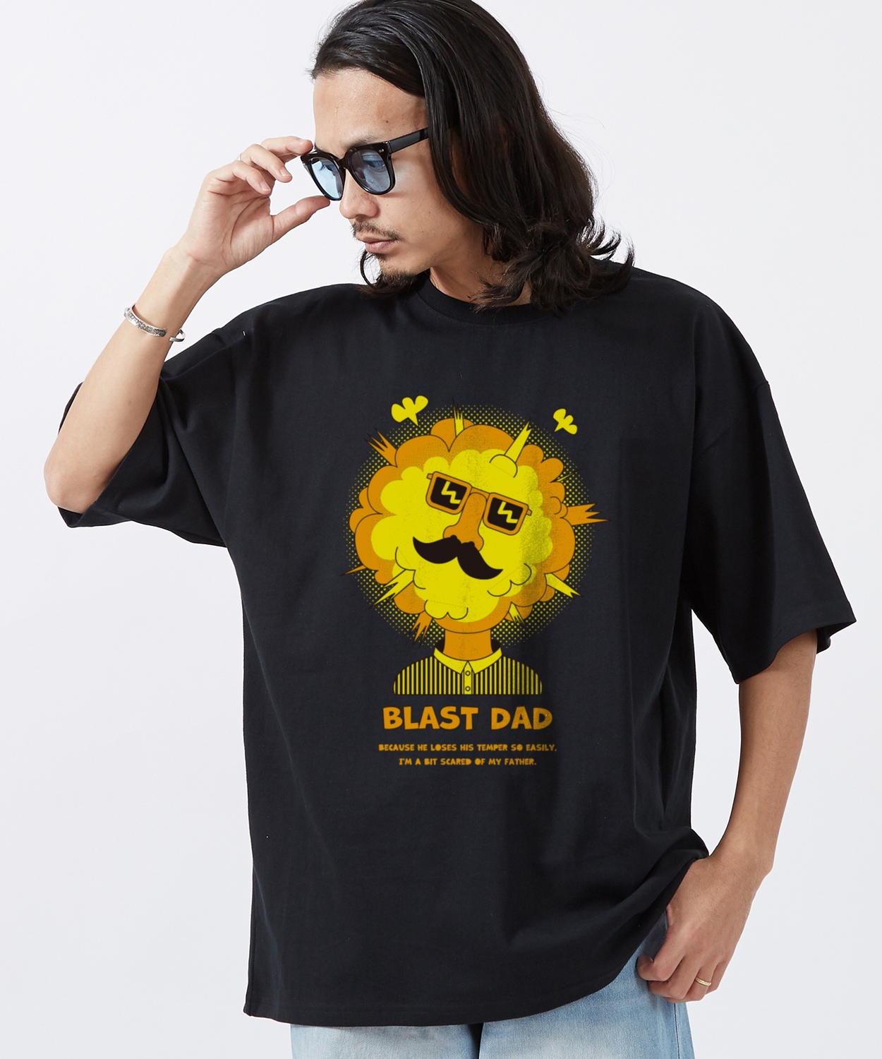 半袖Tシャツ メンズ SIDEWAY STANCE サイドウェイスタンス オリジナルプリント BLASTDAD 半袖Tシャツ カットソー カジュアル アメカジ ストリート スケーター | improves | 02