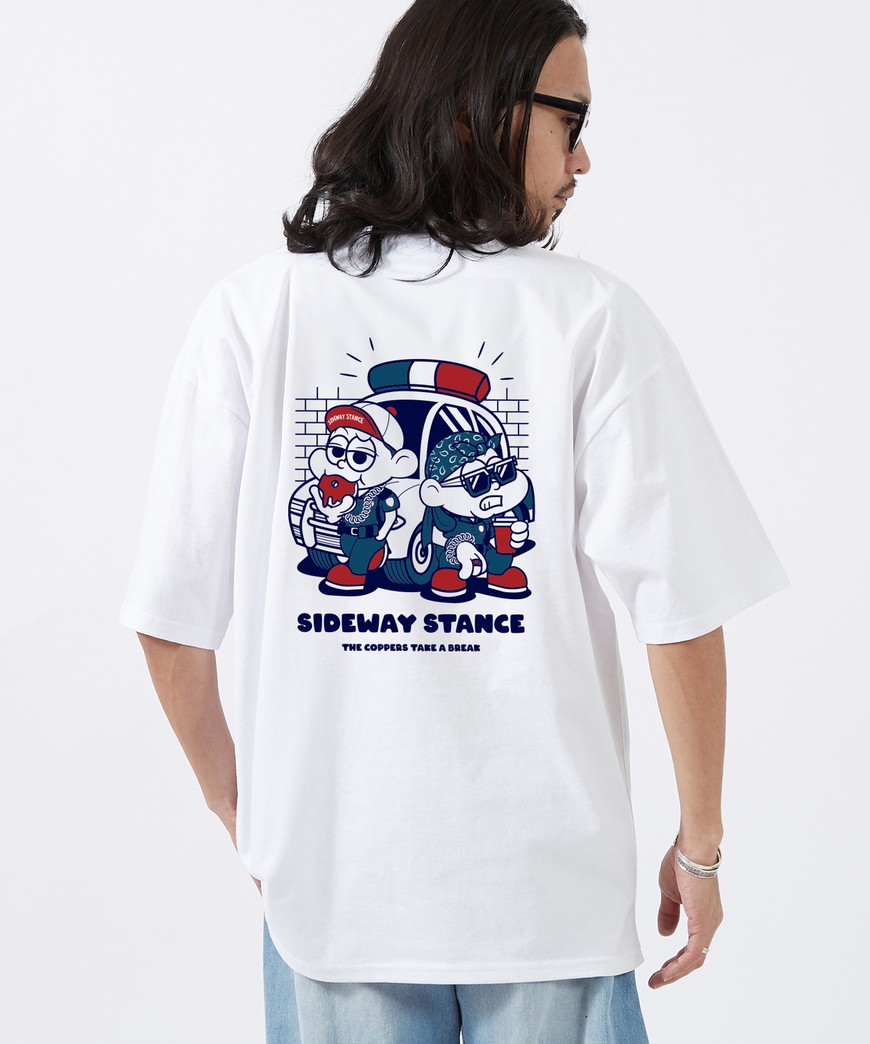 半袖Tシャツ メンズ SIDEWAY STANCE サイドウェイスタンス オリジナルプリント ルードボーイズ 半袖Tシャツ カットソー カジュアル アメカジ ストリート | improves | 01
