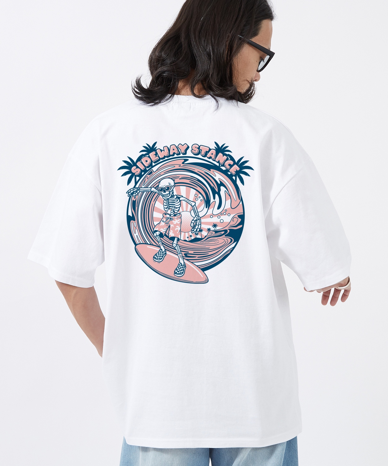 半袖Tシャツ メンズ SIDEWAY STANCE サイドウェイスタンス オリジナルプリント サーフィング 半袖Tシャツ カットソー カジュアル アメカジ ストリート | improves | 01