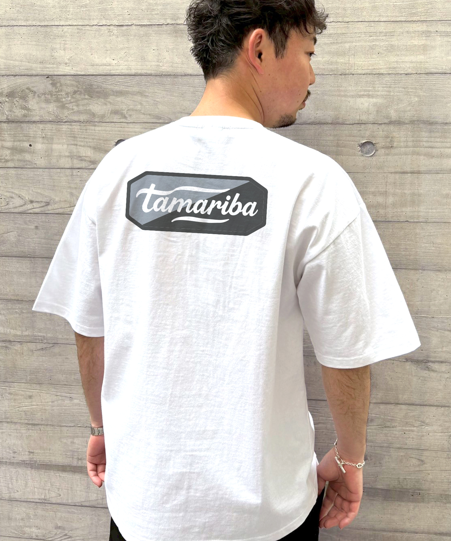 半袖Tシャツ メンズ SIDEWAY STANCE サイドウェイスタンス 古着屋tamariba監修 オリジナルプリント tamaribaツートーンバックロゴ 半袖Tシャツ カットソー | improves | 01