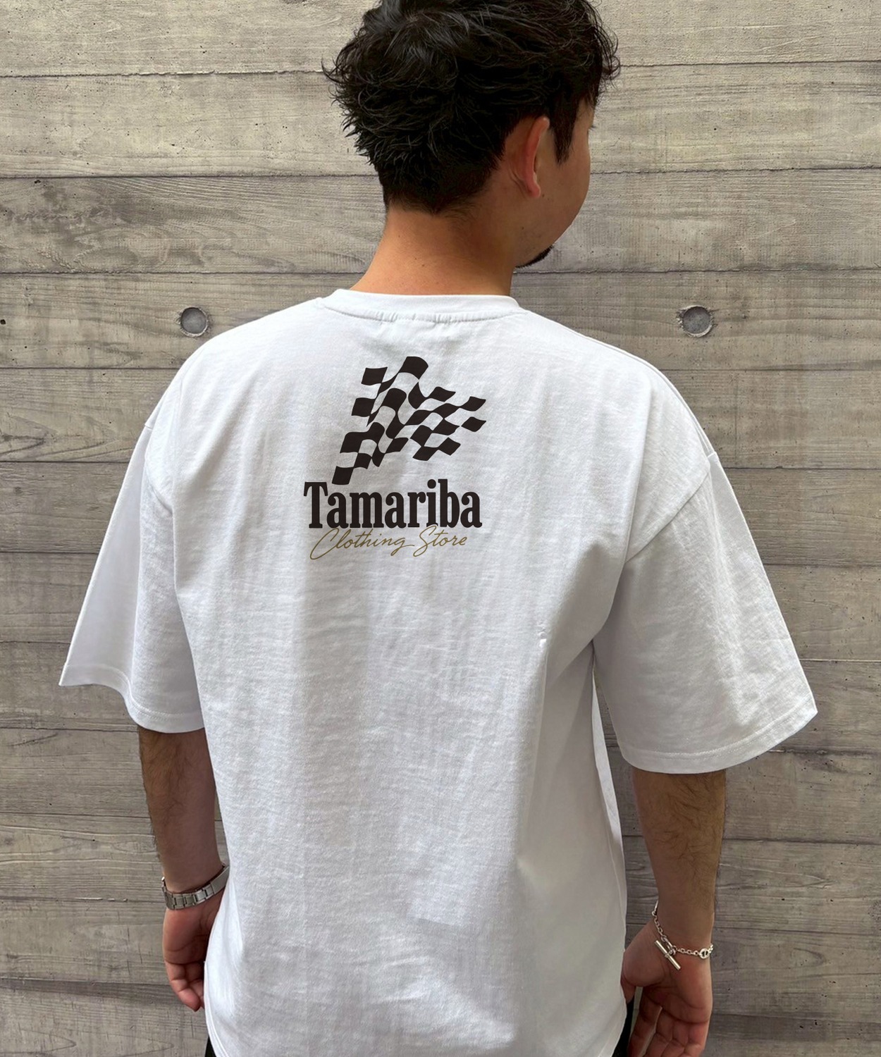 半袖Tシャツ メンズ SIDEWAY STANCE サイドウェイスタンス 古着屋tamariba監修 オリジナルプリント tamaribaフラッグロゴ 半袖Tシャツ カットソー カジュアル | improves | 01