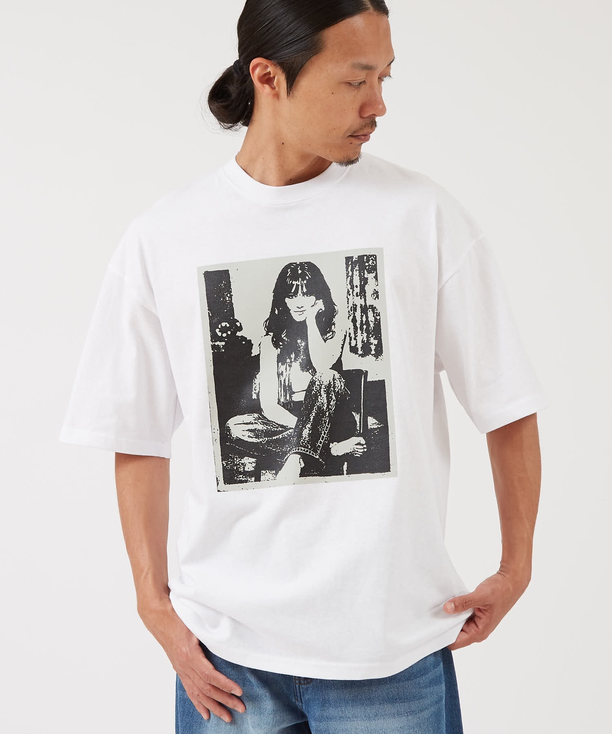半袖Tシャツ メンズ SIDEWAY STANCE サイドウェイスタンス オリジナルプリント ガールズフォト 半袖Tシャツ カットソー カジュアル ストリート スケーター 韓国 | improves | 01