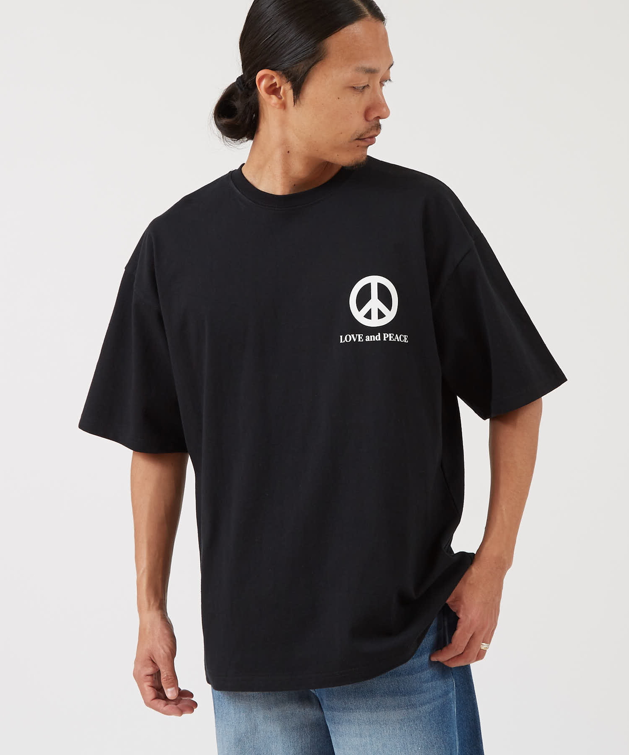 半袖Tシャツ メンズ SIDEWAY STANCE サイドウェイスタンス オリジナルプリント ラブ・アンド・ピース 半袖Tシャツ カットソー カジュアル ストリート スケーター | improves | 02