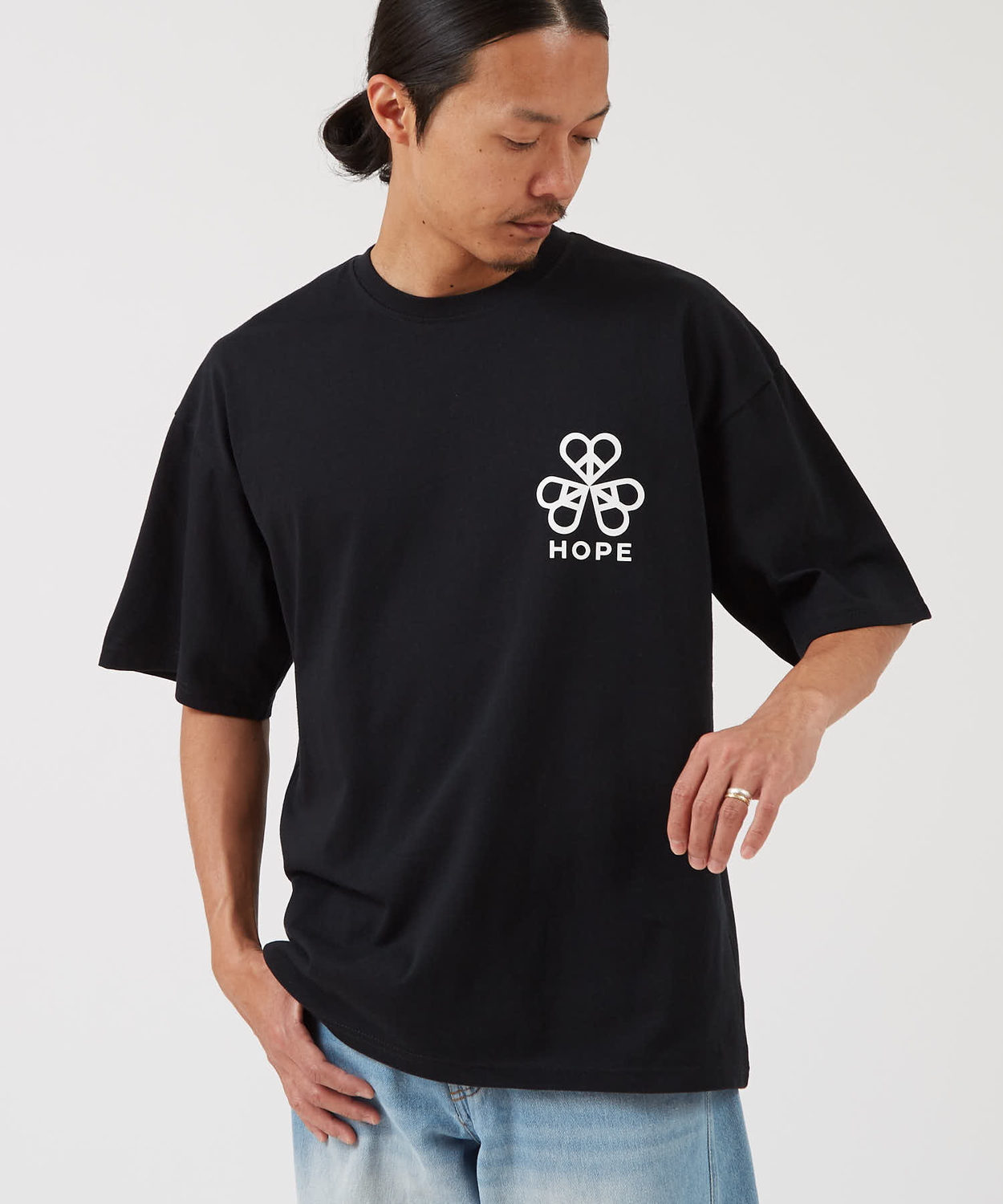 半袖Tシャツ メンズ SIDEWAY STANCE サイドウェイスタンス オリジナルプリント ホープクローバー 半袖Tシャツ カットソー カジュアル ストリート スケーター | improves | 02