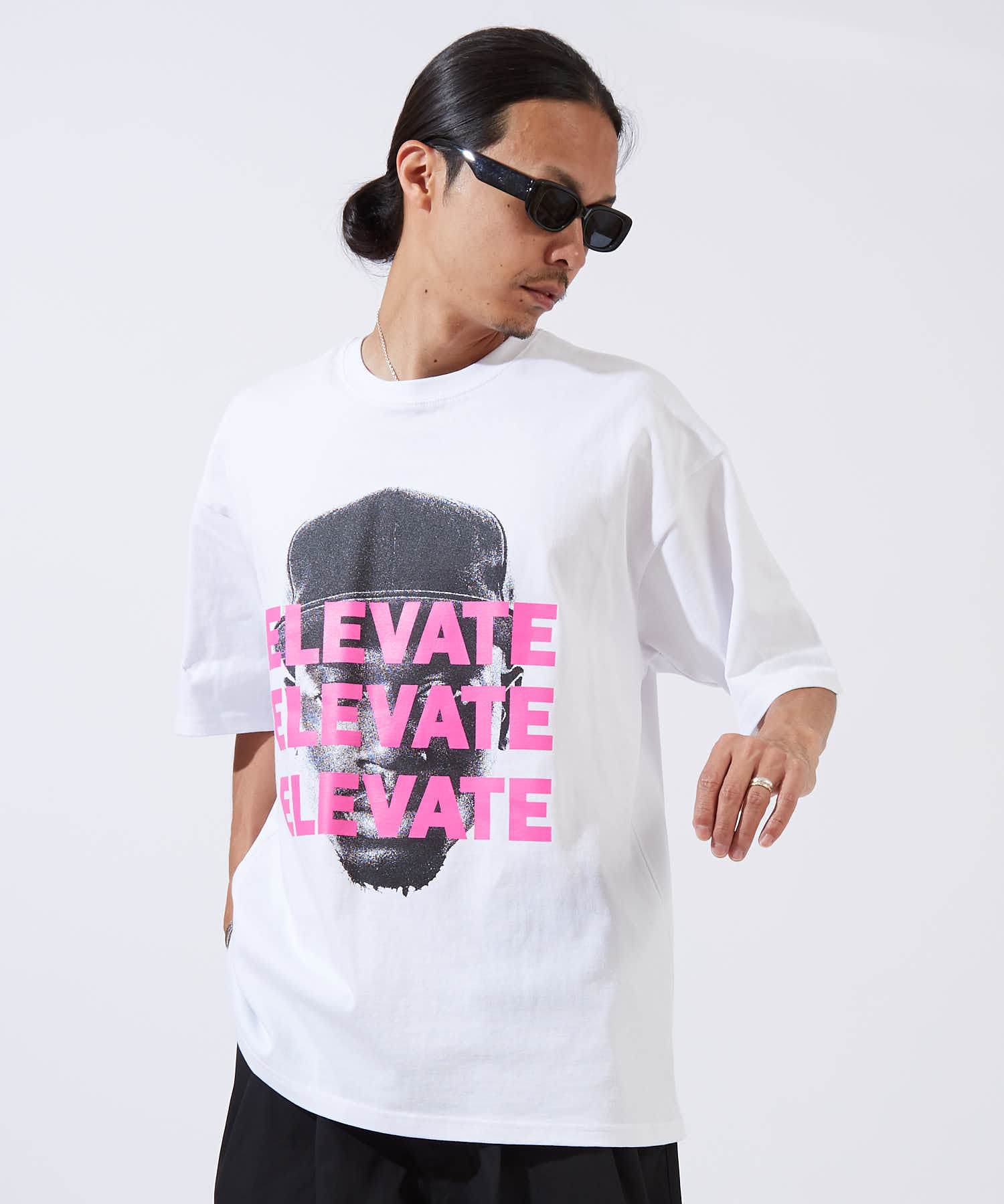 半袖Tシャツ メンズ SIDEWAY STANCE サイドウェイスタンス オリジナルプリント ポートレイト 半袖Tシャツ カットソー カジュアル ストリート スケーター 韓国 | improves | 01