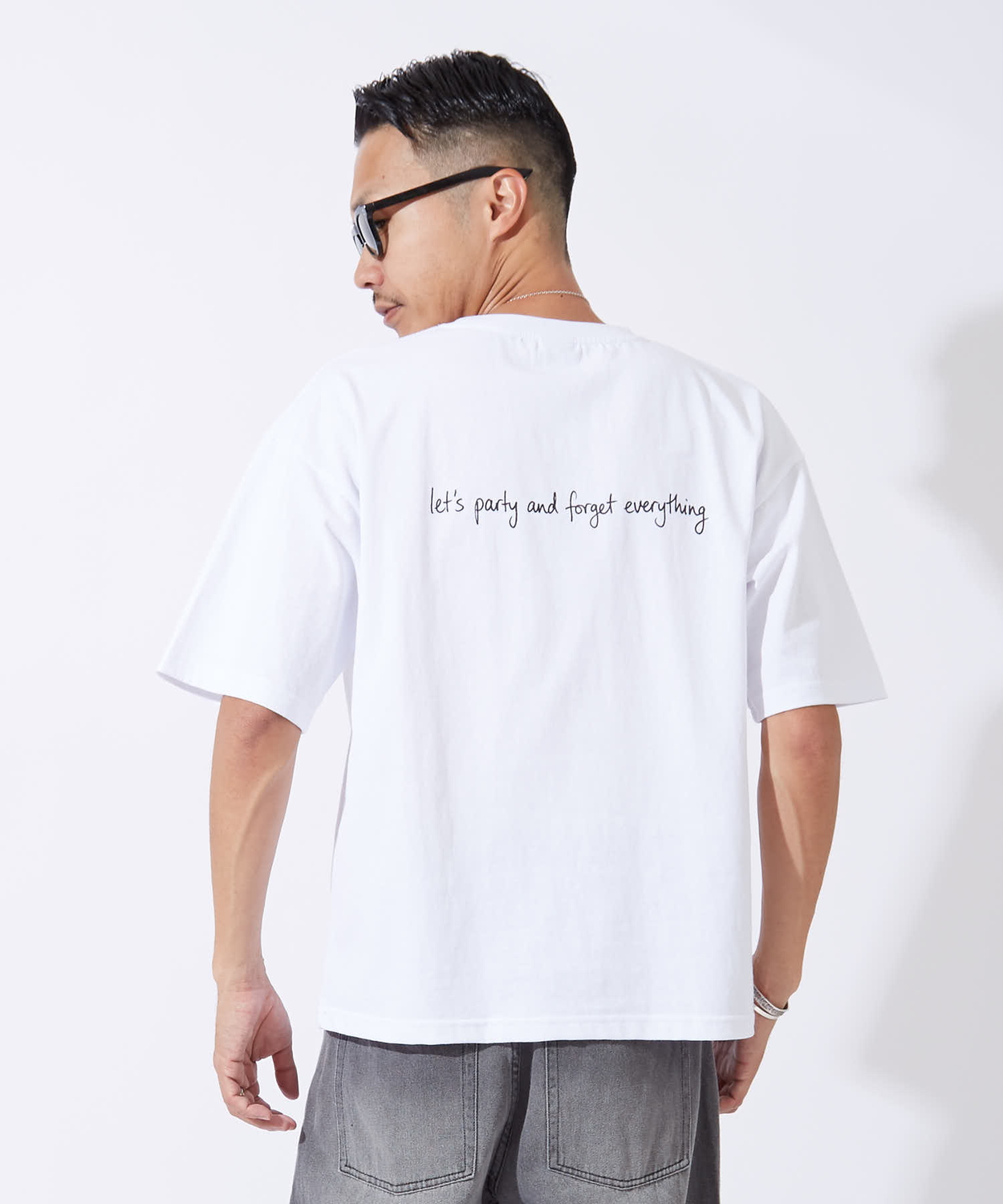 半袖Tシャツ メンズ レディース スカル刺しゅう バックプリント SIDEWAY STANCE オーバーサイズ ストリート | improves | 01