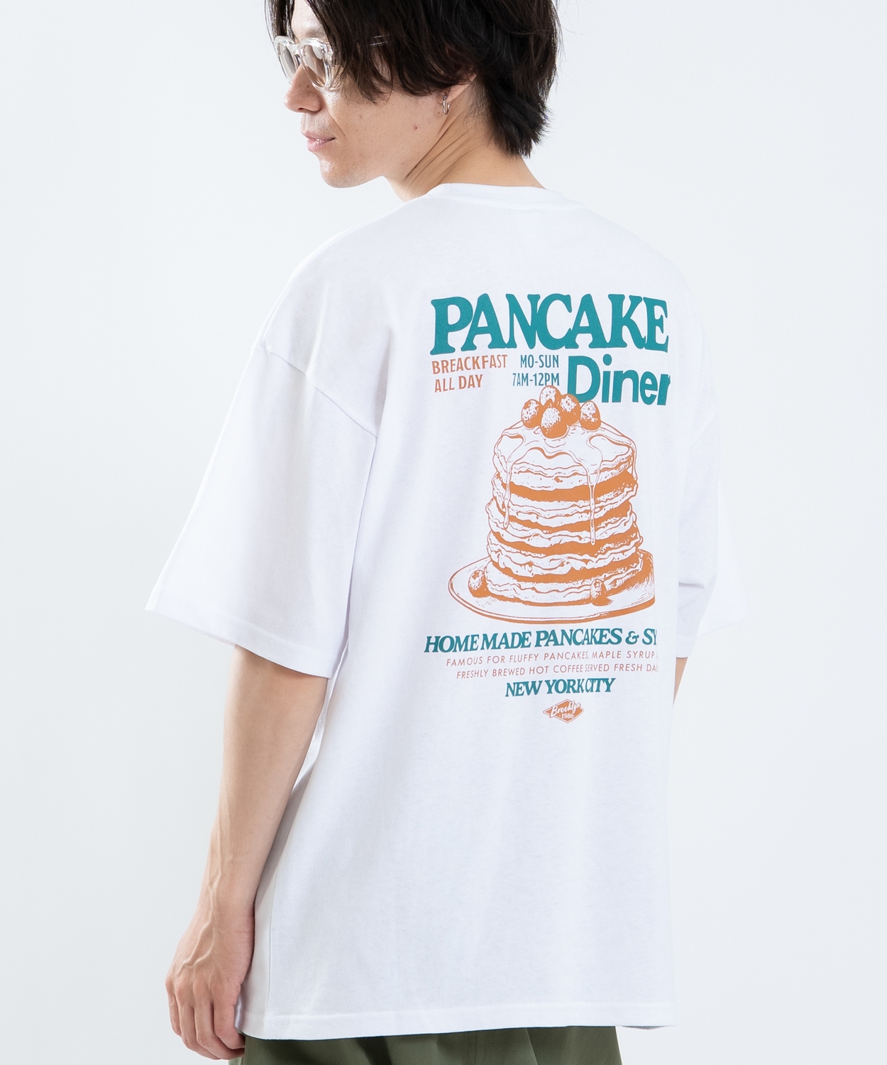 半袖Tシャツ メンズ レディース フォトプリント 綿100 ビッグシルエット SIDEWAY STANCE オーバーサイズ ストリート 古着MIX | improves | 01