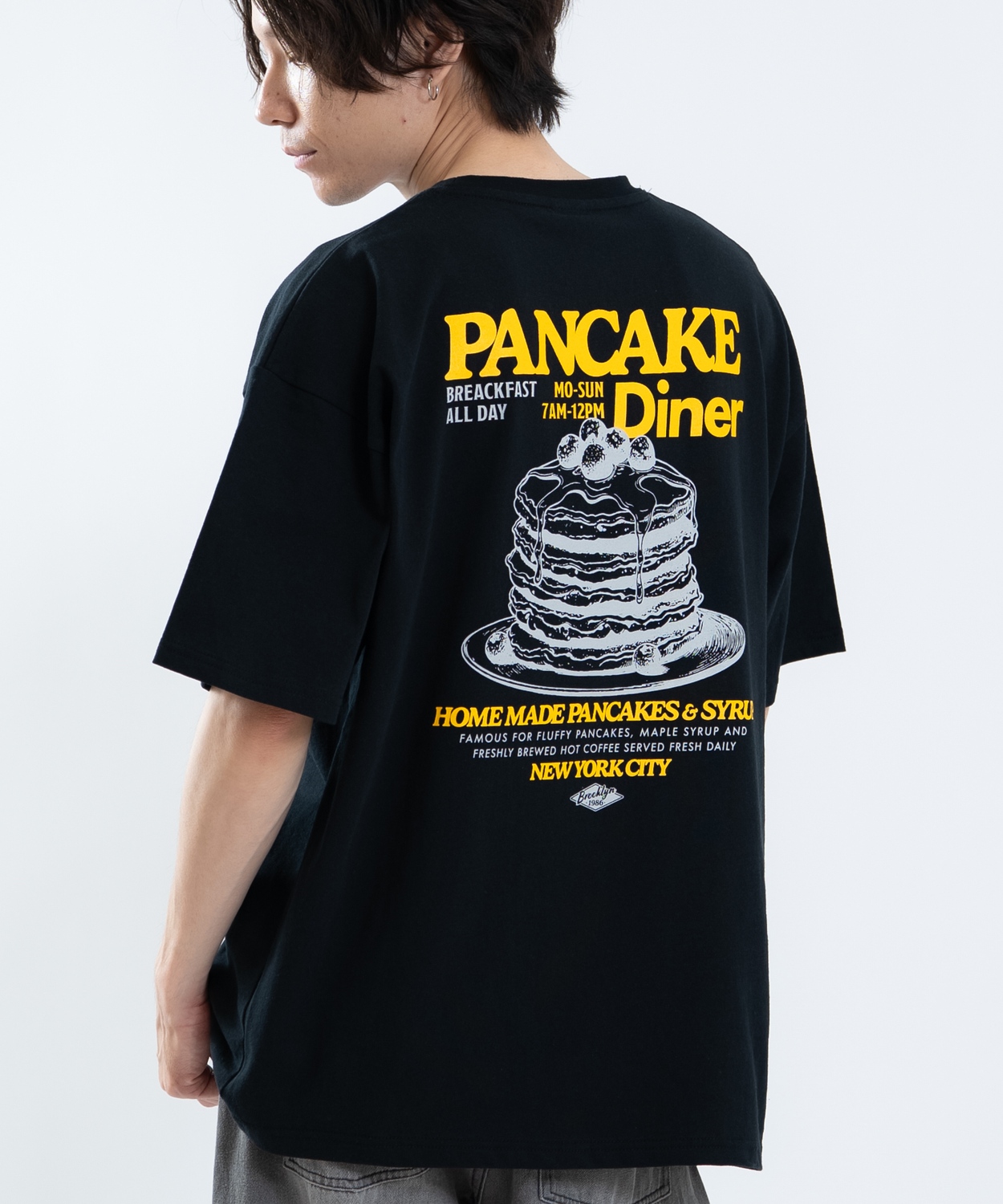 半袖Tシャツ メンズ レディース フォトプリント 綿100 ビッグシルエット SIDEWAY STANCE オーバーサイズ ストリート 古着MIX | improves | 02