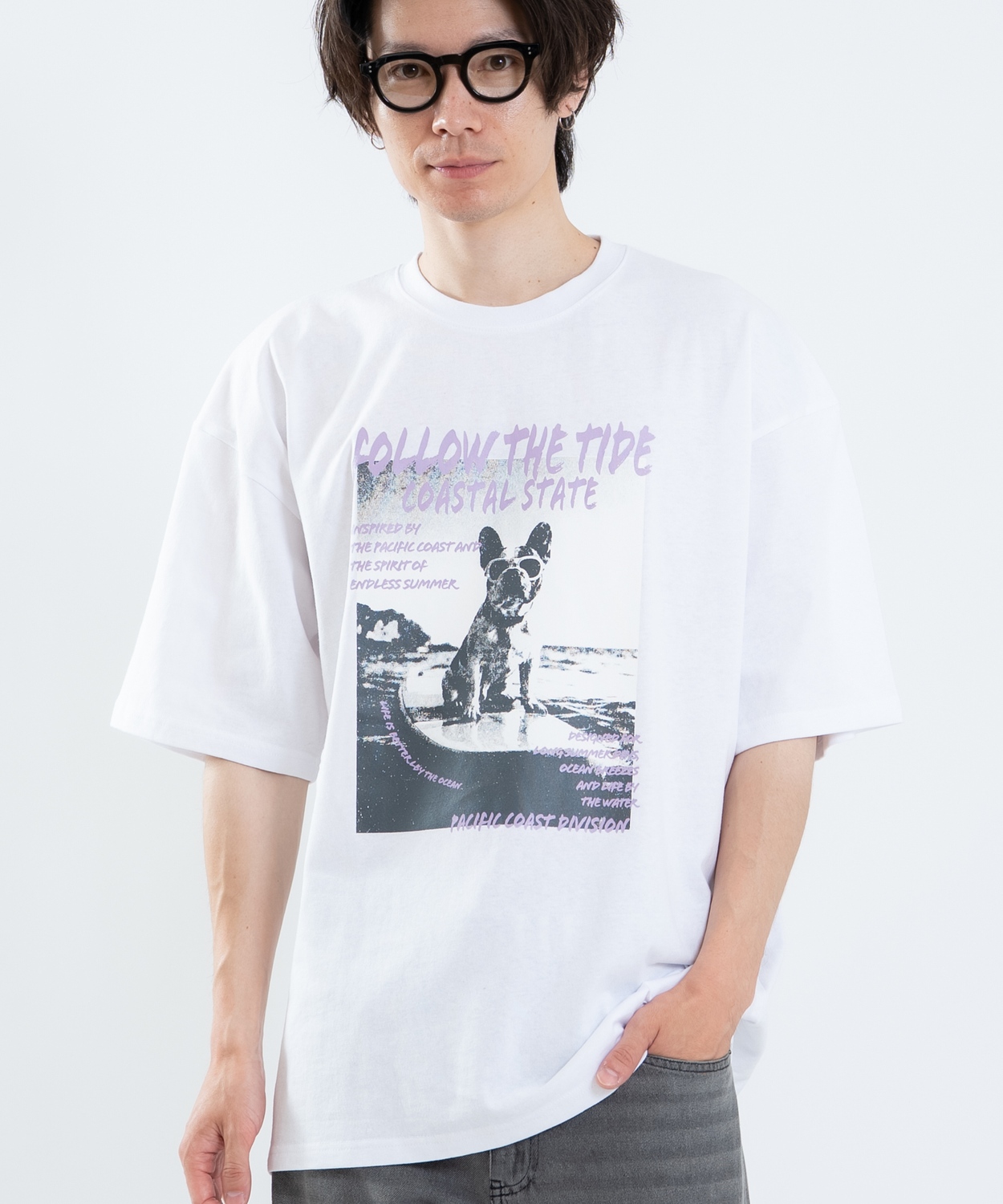 半袖Tシャツ メンズ レディース フォトプリント 綿100 ビッグシルエット SIDEWAY STANCE オーバーサイズ ストリート 古着MIX | improves | 01