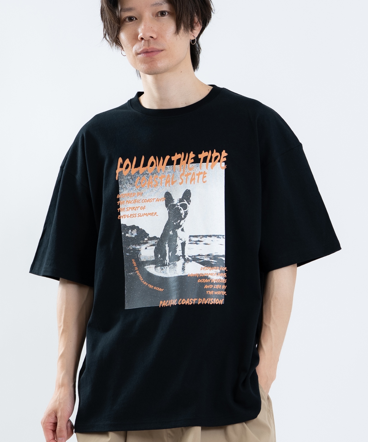 半袖Tシャツ メンズ レディース フォトプリント 綿100 ビッグシルエット SIDEWAY STANCE オーバーサイズ ストリート 古着MIX | improves | 02