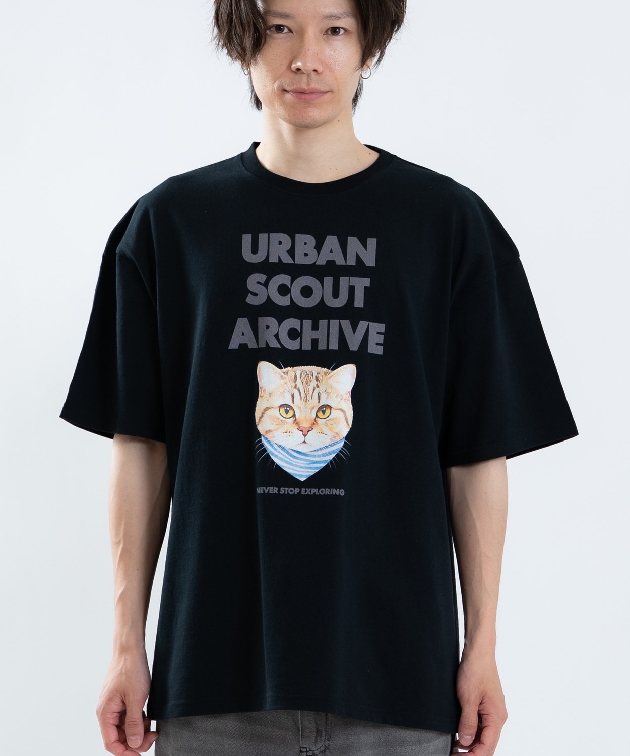 半袖Tシャツ メンズ レディース フォトプリント 綿100 ビッグシルエット SIDEWAY STANCE オーバーサイズ ストリート 古着MIX | improves | 02