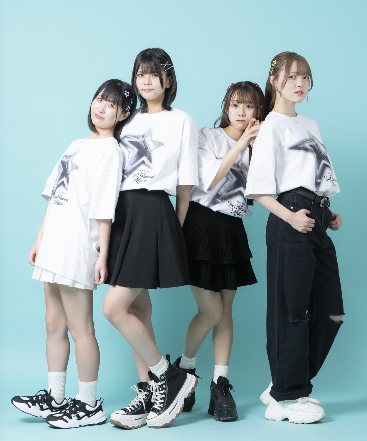 半袖Tシャツ メンズ ユニセックス スター プリント Tシャツ カットソー かわいい アイドル アメカジ カジュアル スケーター ストリート 韓国 | improves | 01