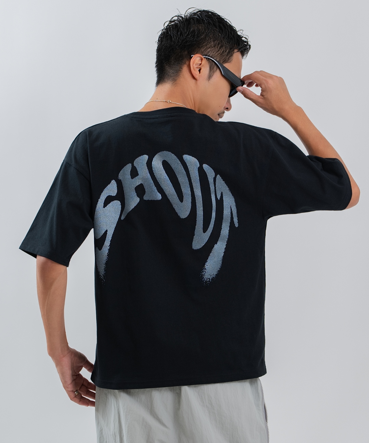 半袖Tシャツ メンズ レディース フォトプリント 綿100 ビッグシルエット SIDEWAY STANCE オーバーサイズ ストリート 古着MIX | improves | 02