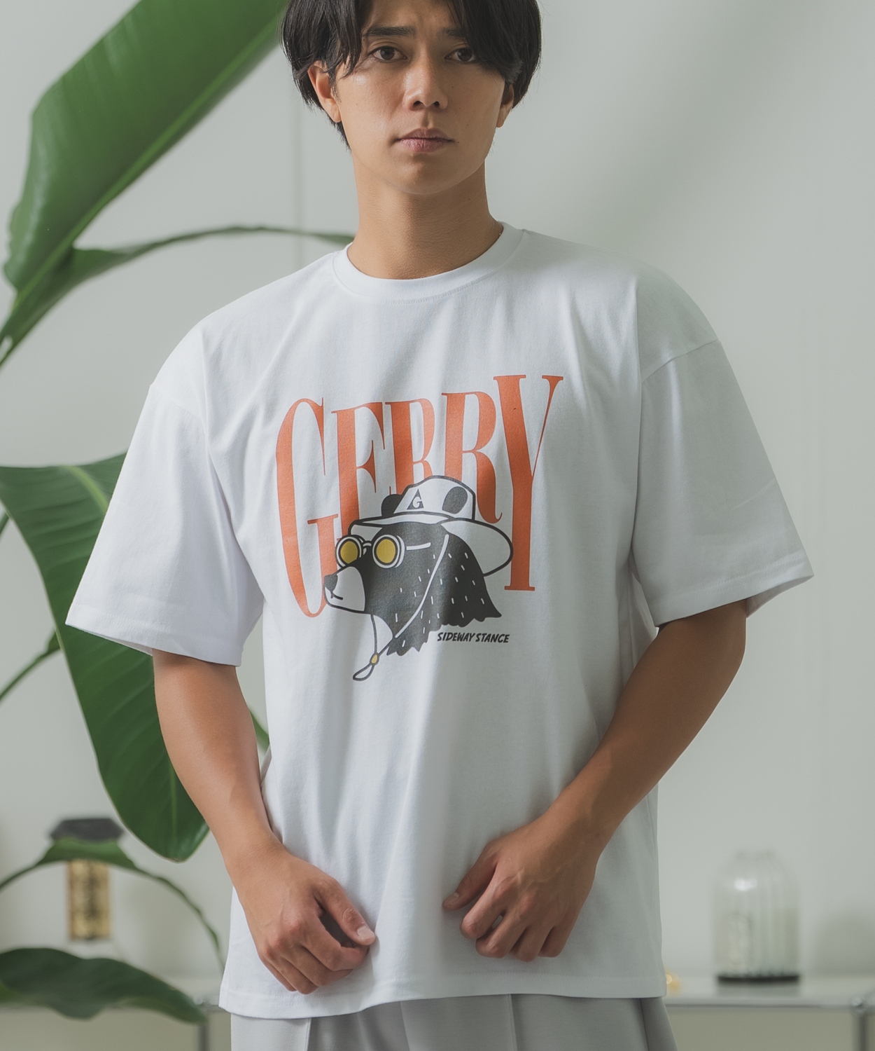半袖Tシャツ メンズ GERRY×SIDEWAY STANCE ジェリー サイドウェイスタンス 別注コラボ プリント カットソー クマ アウトドア アスレジャー アメカジ | GERRY | 01