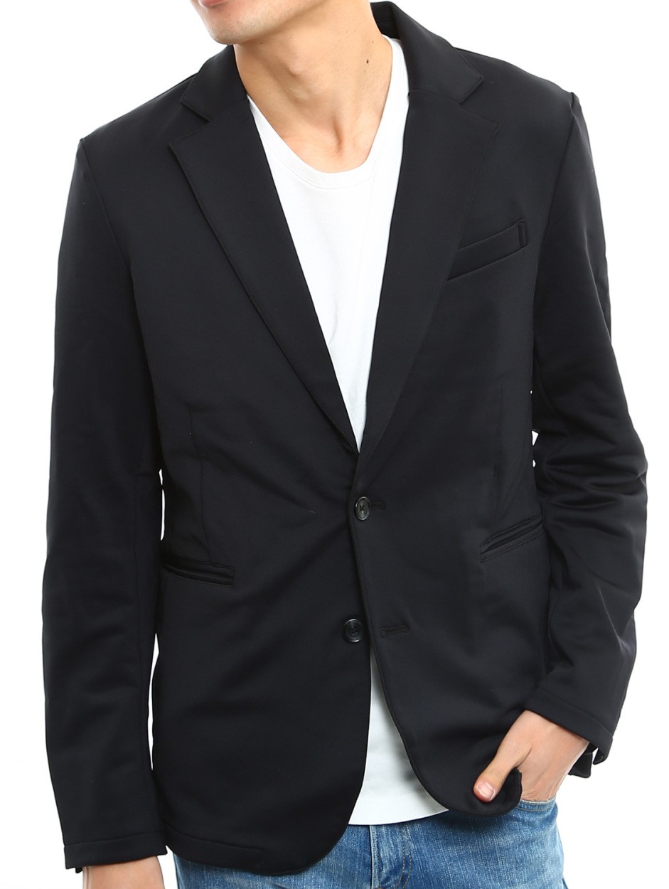 360 ストレッチ テーラードジャケット メンズ アウター 伸縮 ブレザー 紺ブレ ビジカジ カジュアル 洗える Improves インプローブス 通販 Yahoo ショッピング