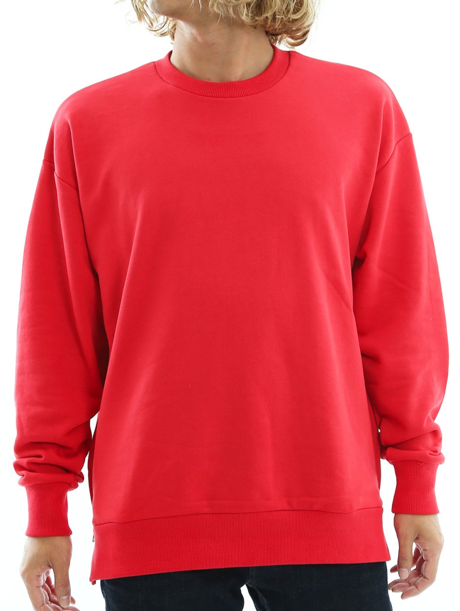 スウェットトレーナー メンズ ビッグ ビッグシルエット 長袖 スエット サイドジップ スリット 裏毛 無地 Improves インプローブス 通販 Yahoo ショッピング